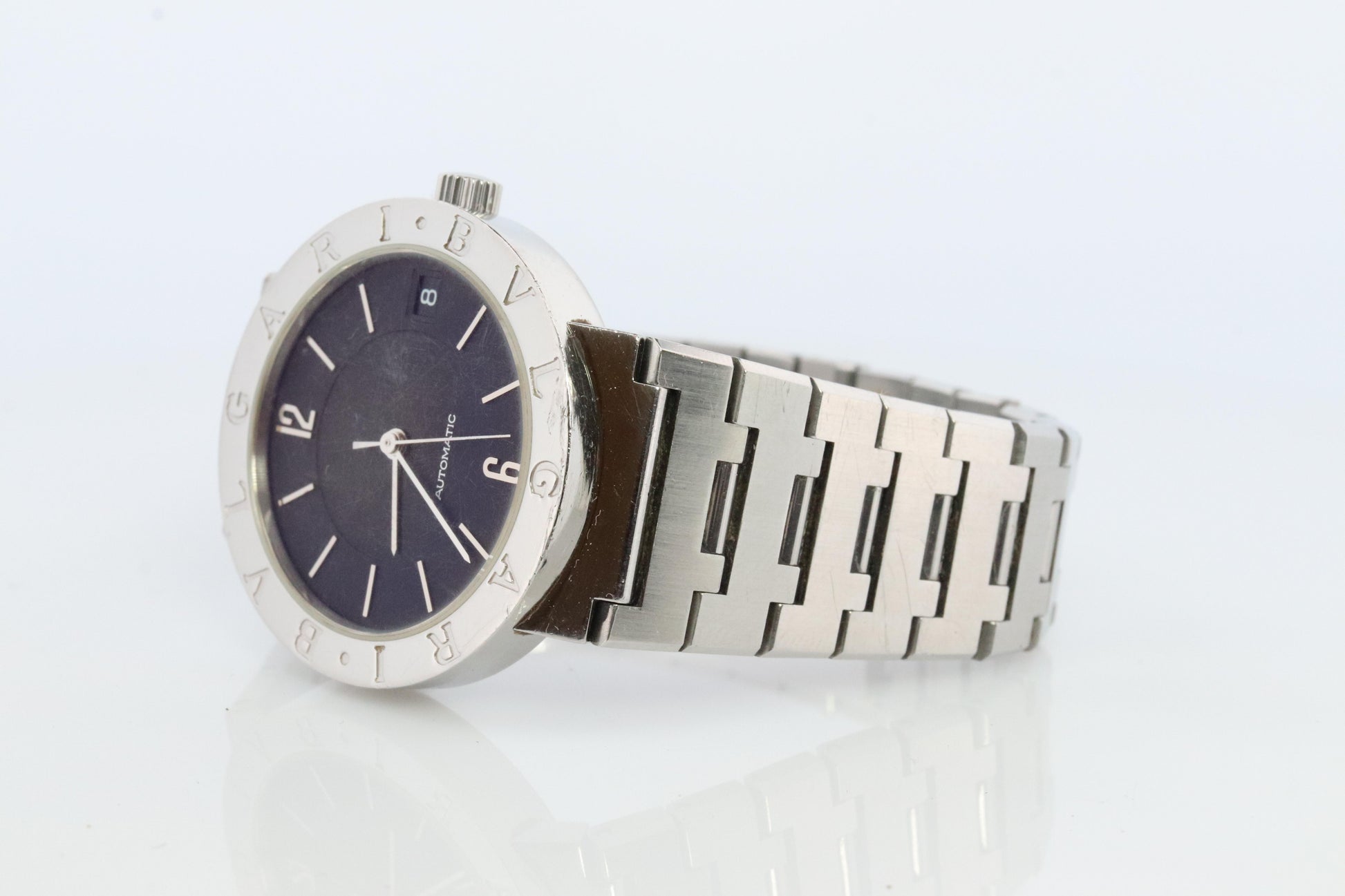 Bulgari Watch. Bvlgari BB 33 SS Automatic Mens watch. Stainless Steel