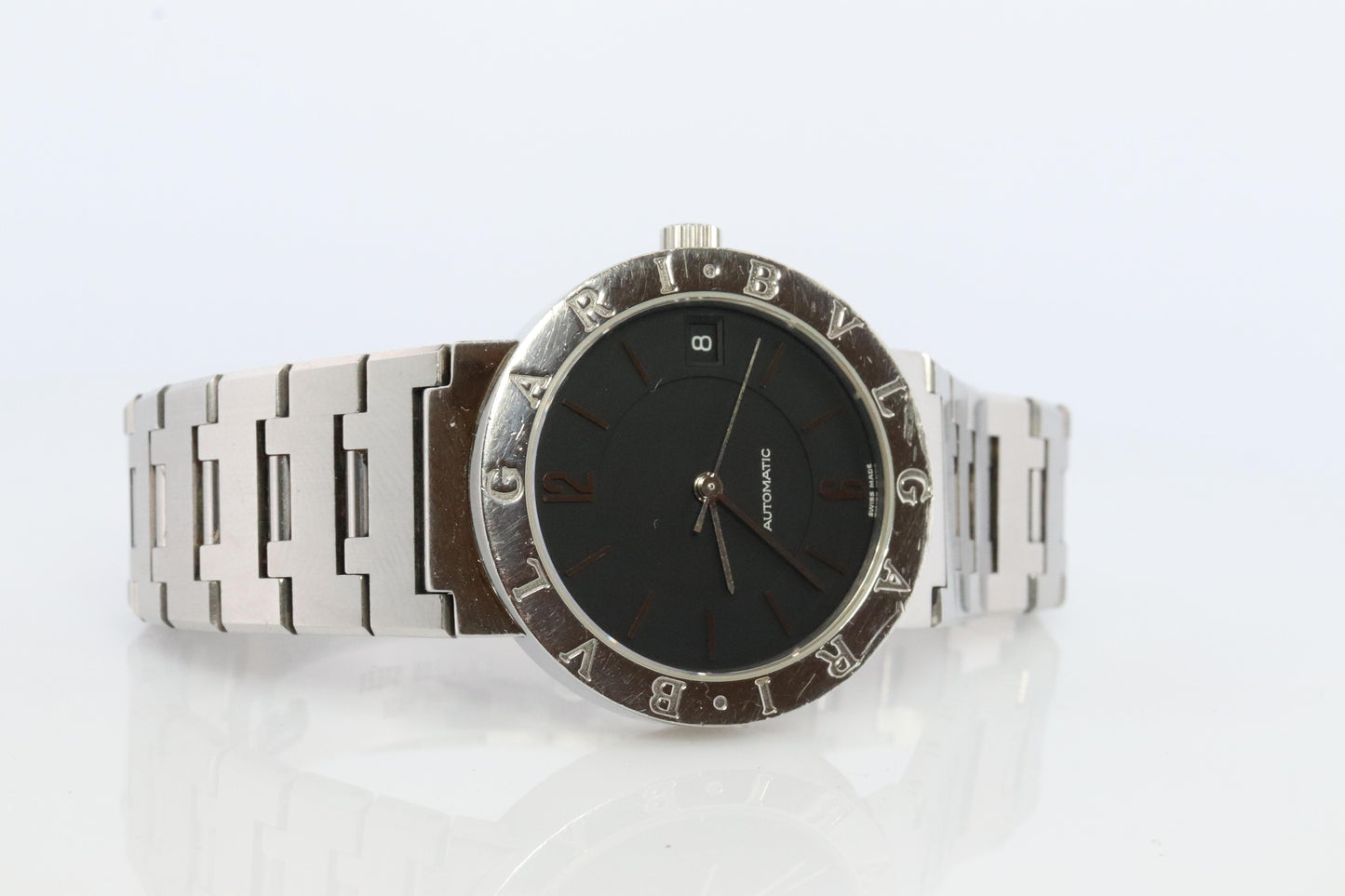 Bulgari Watch. Bvlgari BB 33 SS Automatic Mens watch. Stainless Steel