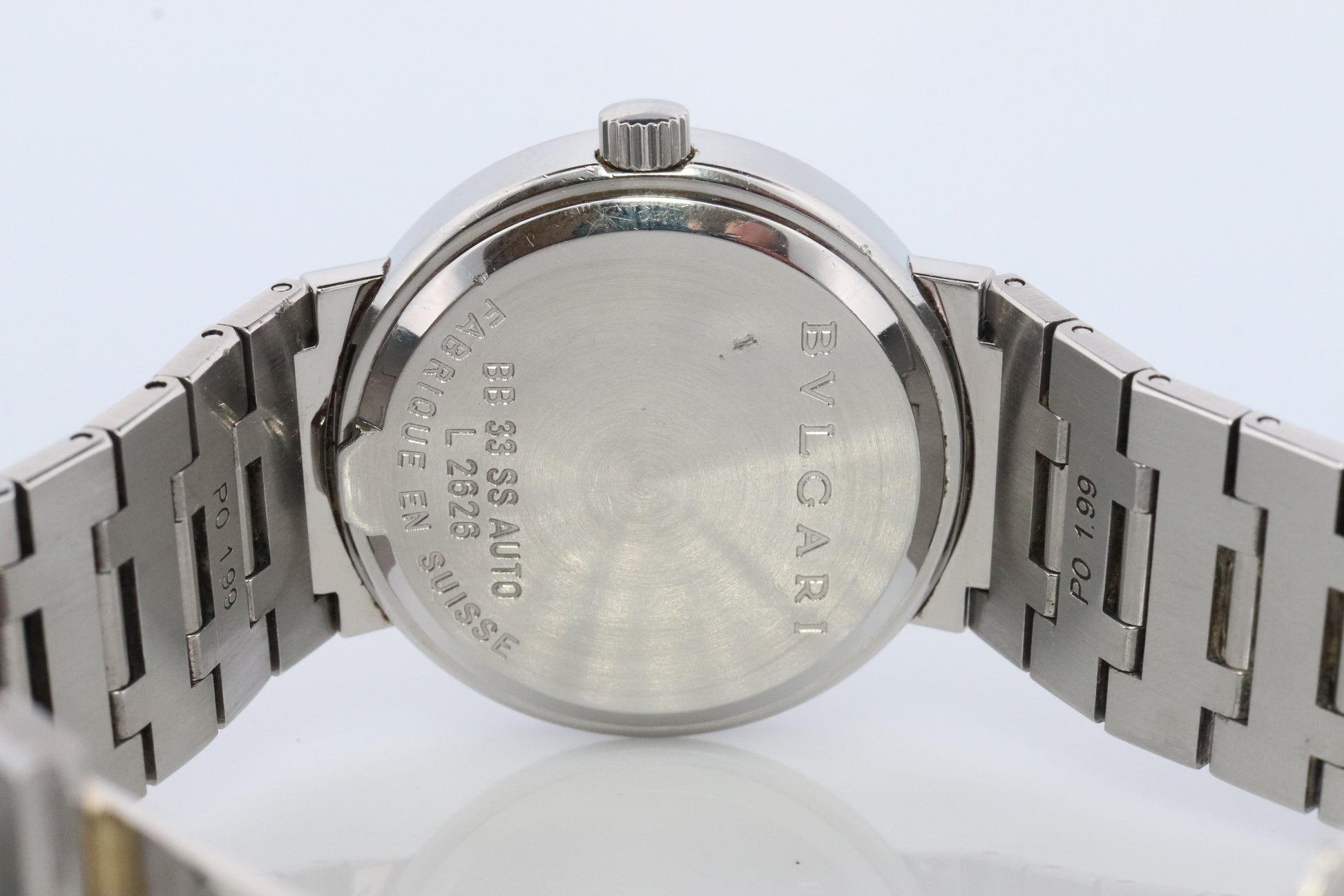 Bulgari Watch. Bvlgari BB 33 SS Automatic Mens watch. Stainless Steel
