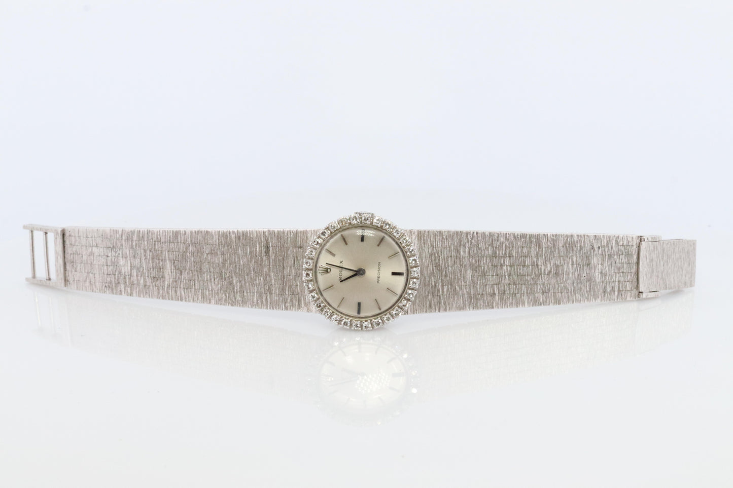 Genuine Rolex Watch. Diamond Bezel Ladies ROLEX 2649 Precision.
