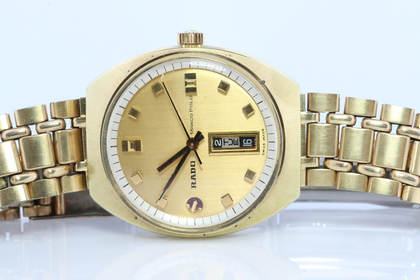 RADO Watch. Rado Marco Polo Automatic watch. Mens Rado 11839 Calendar.