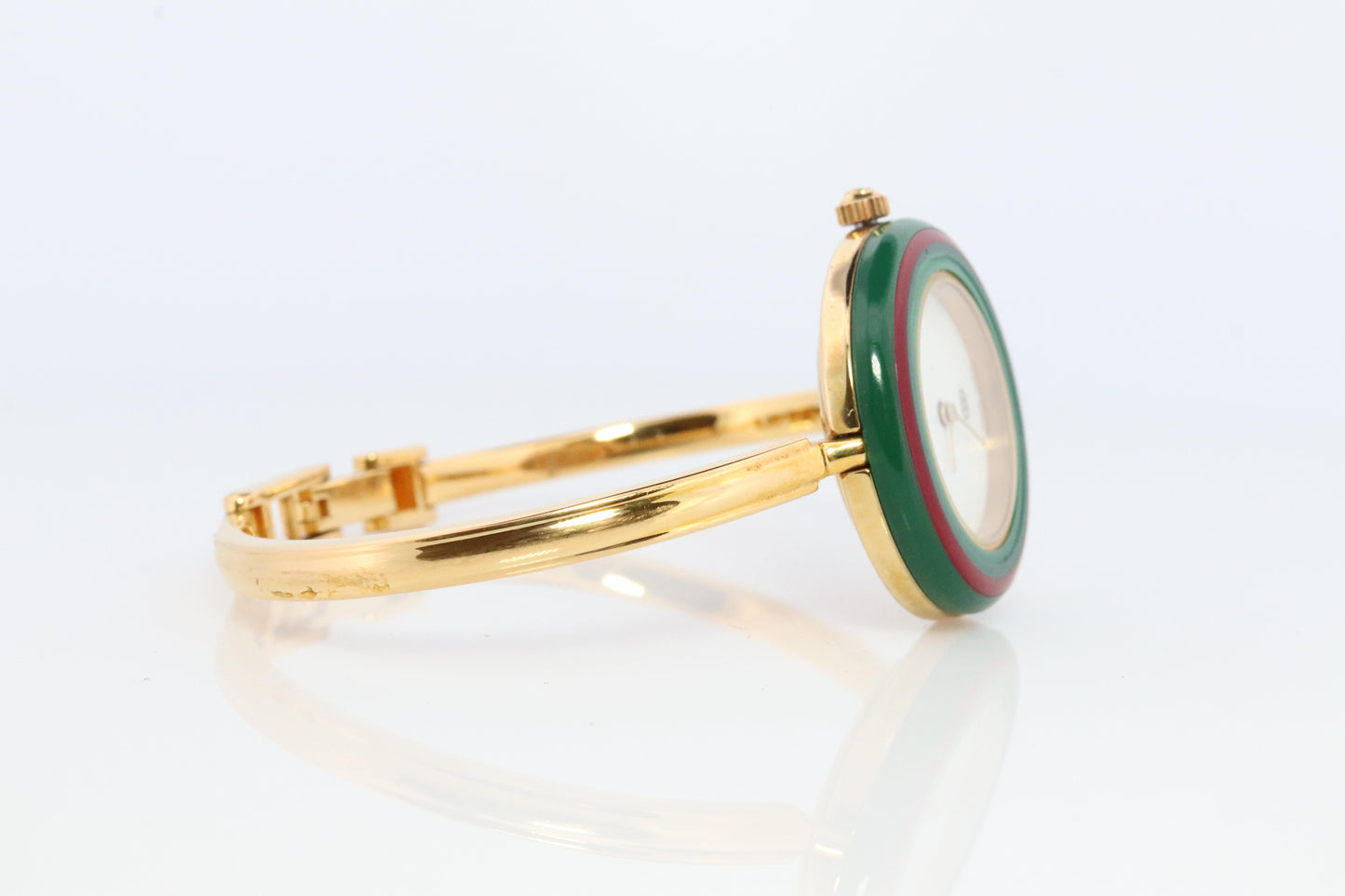Vintage GUCCI Quartz 11/12 Watch Timepiece. Gucci Ladies Bangle watch