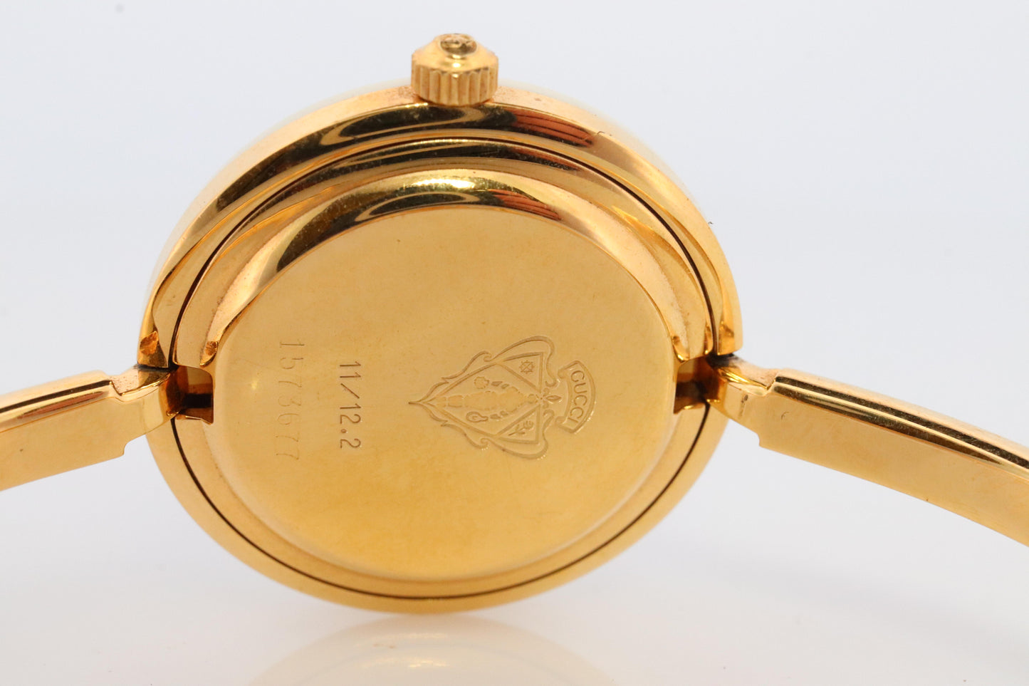 Vintage GUCCI Quartz 11/12.2 Watch Timepiece. Gucci Ladies Bangle watch