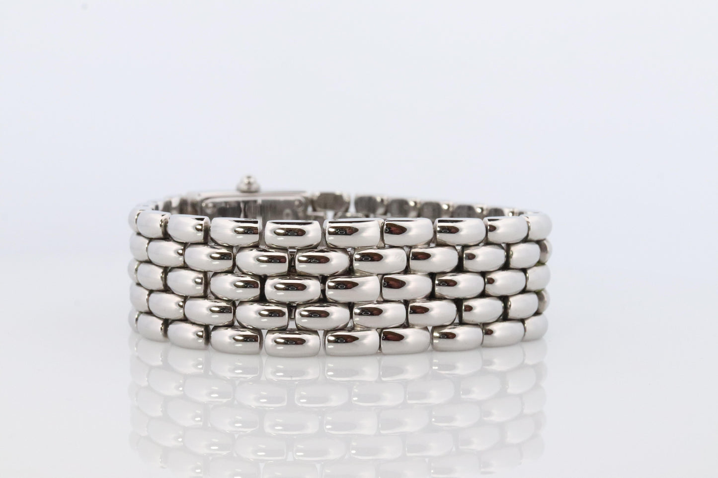Chaumet Watch. Chaumet Khesis Diamond Dial steel bracelet ladies wristwatch