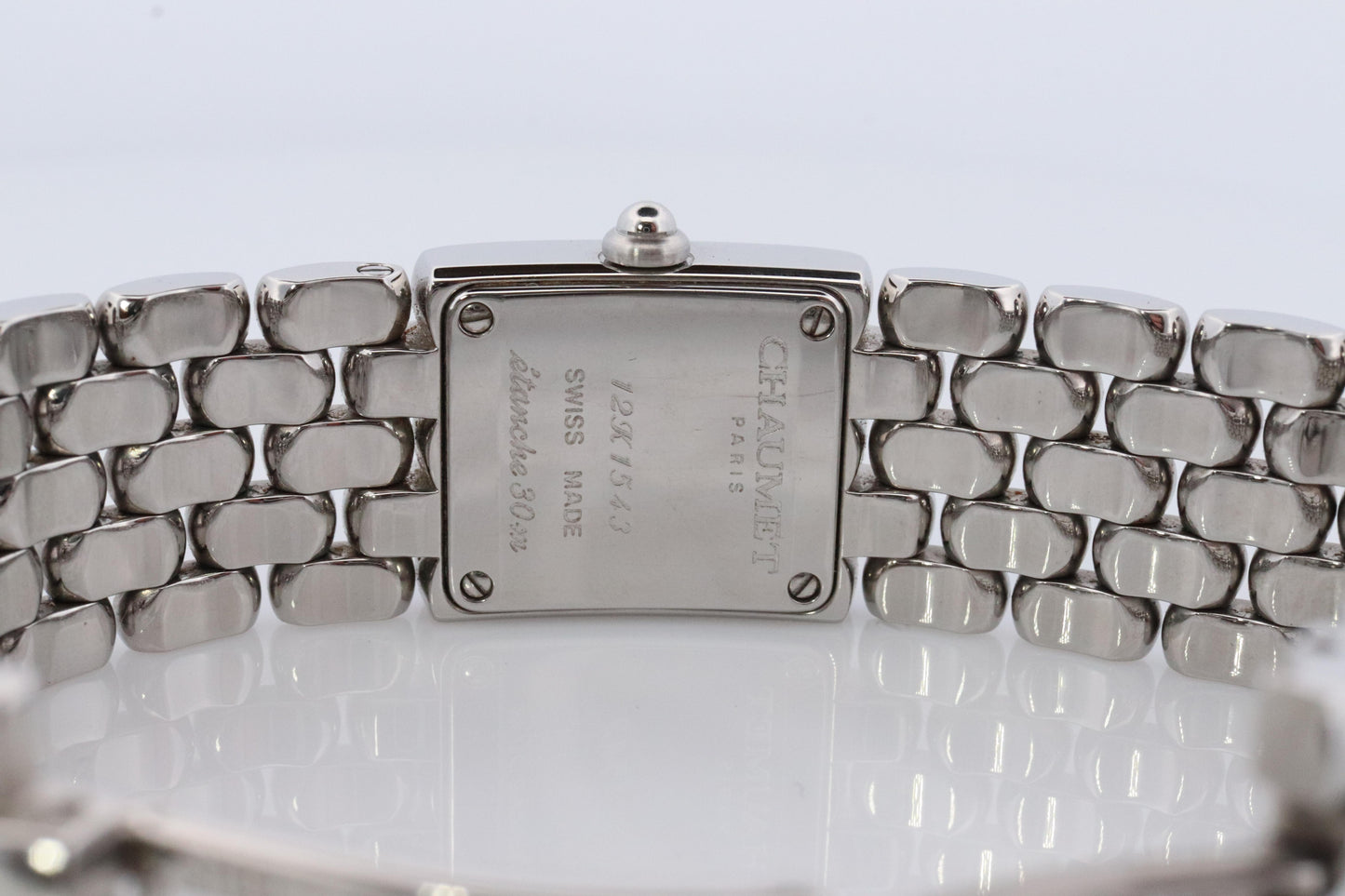 Chaumet Watch. Chaumet Khesis Diamond Dial steel bracelet ladies wristwatch