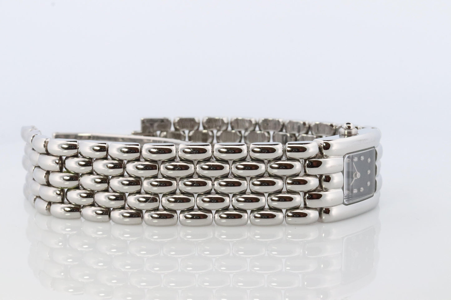 Chaumet Watch. Chaumet Khesis Diamond Dial steel bracelet ladies wristwatch