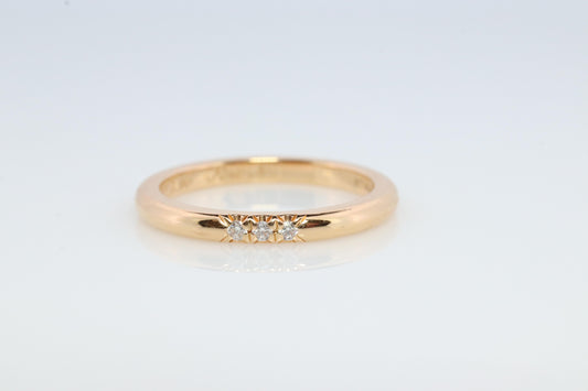 Vintage Tiffany and Co. Diamond Ring. Authentic Tiffany Forever 18k band.