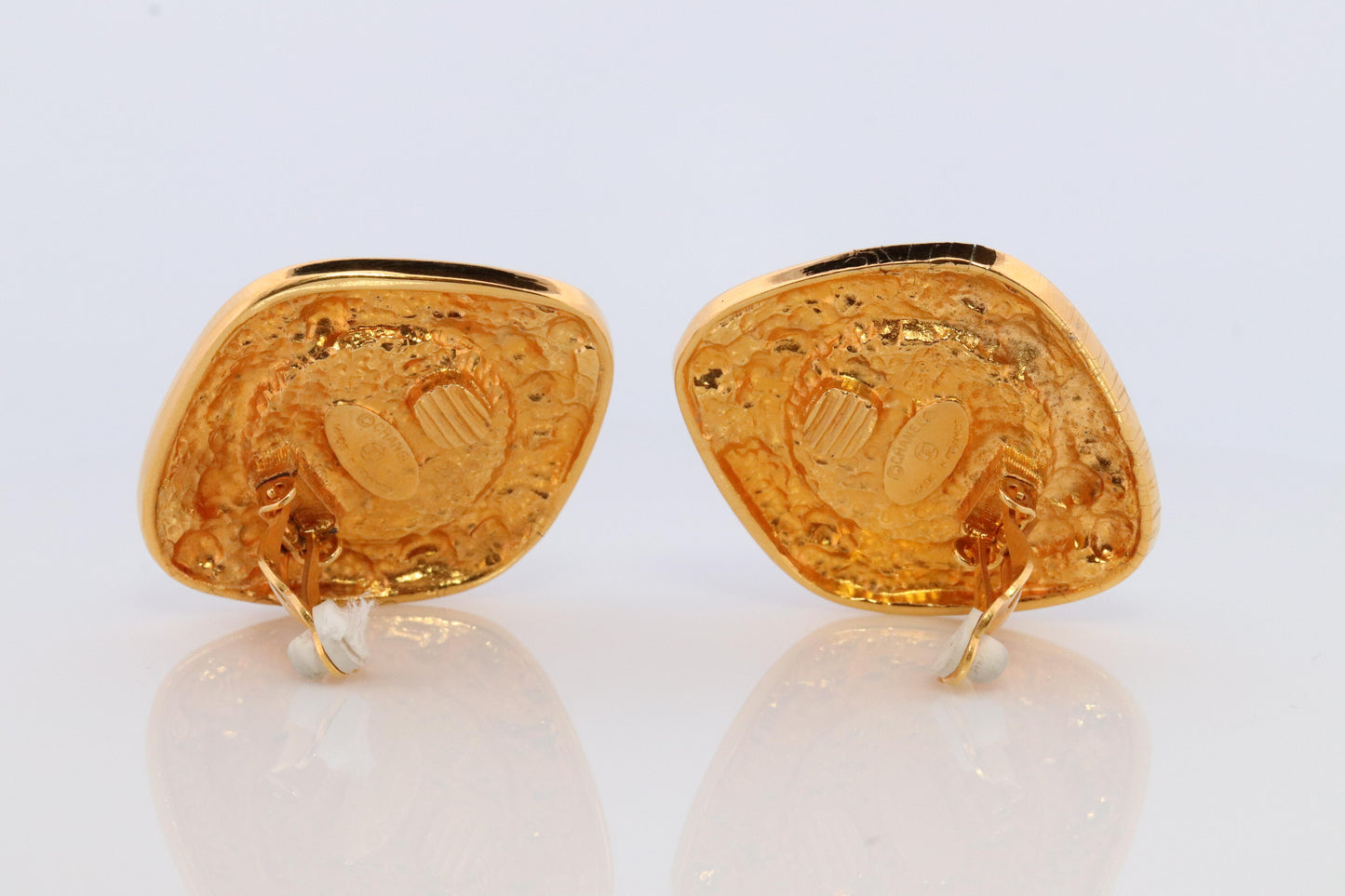 Chanel Earrings. Genuine CHANEL Mabe Pearl Byzantine Clip on earrings.