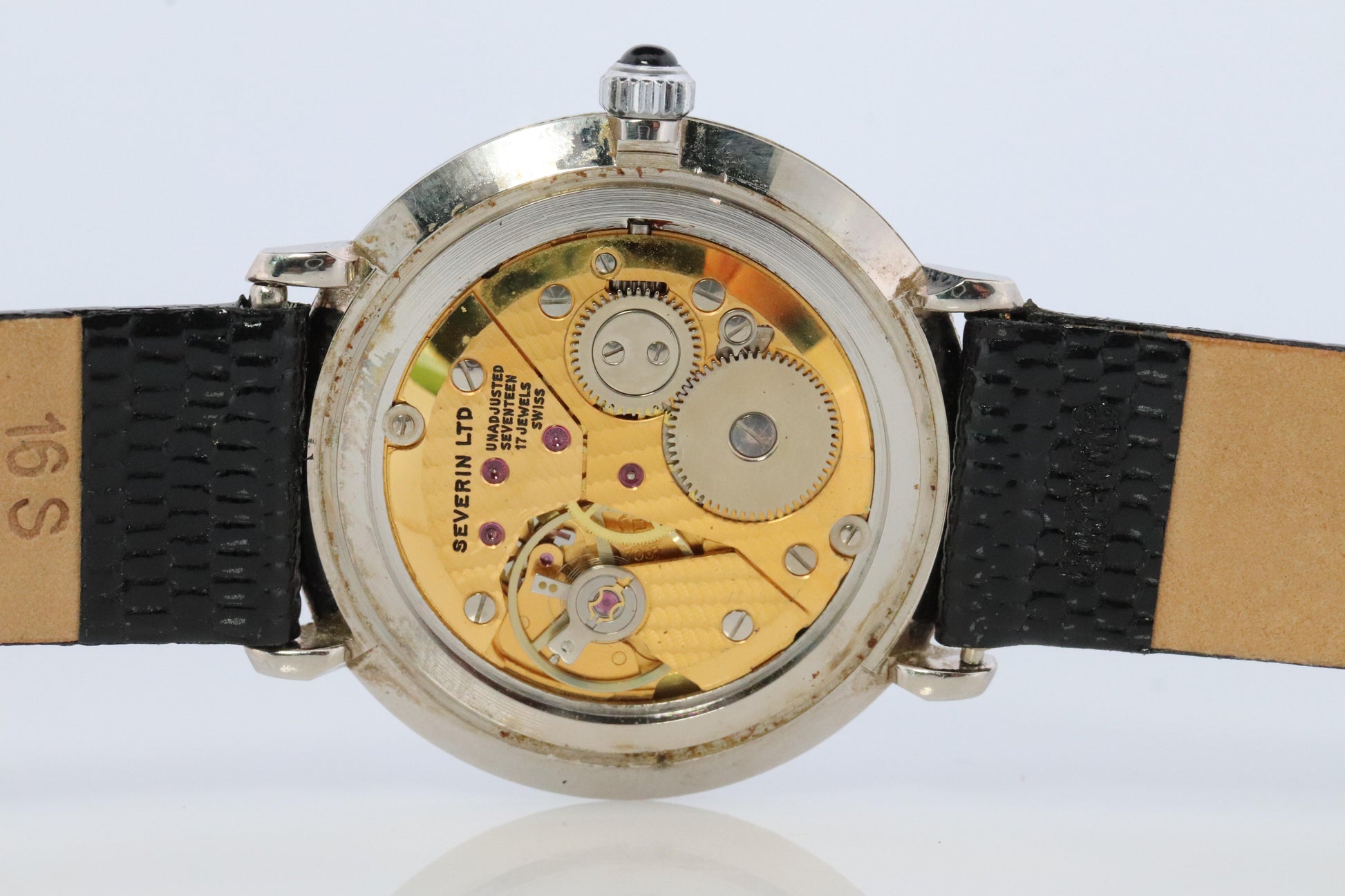 Tiffany and Co Watch. Round Full Manual Mechanical wristwatch. 1970s.