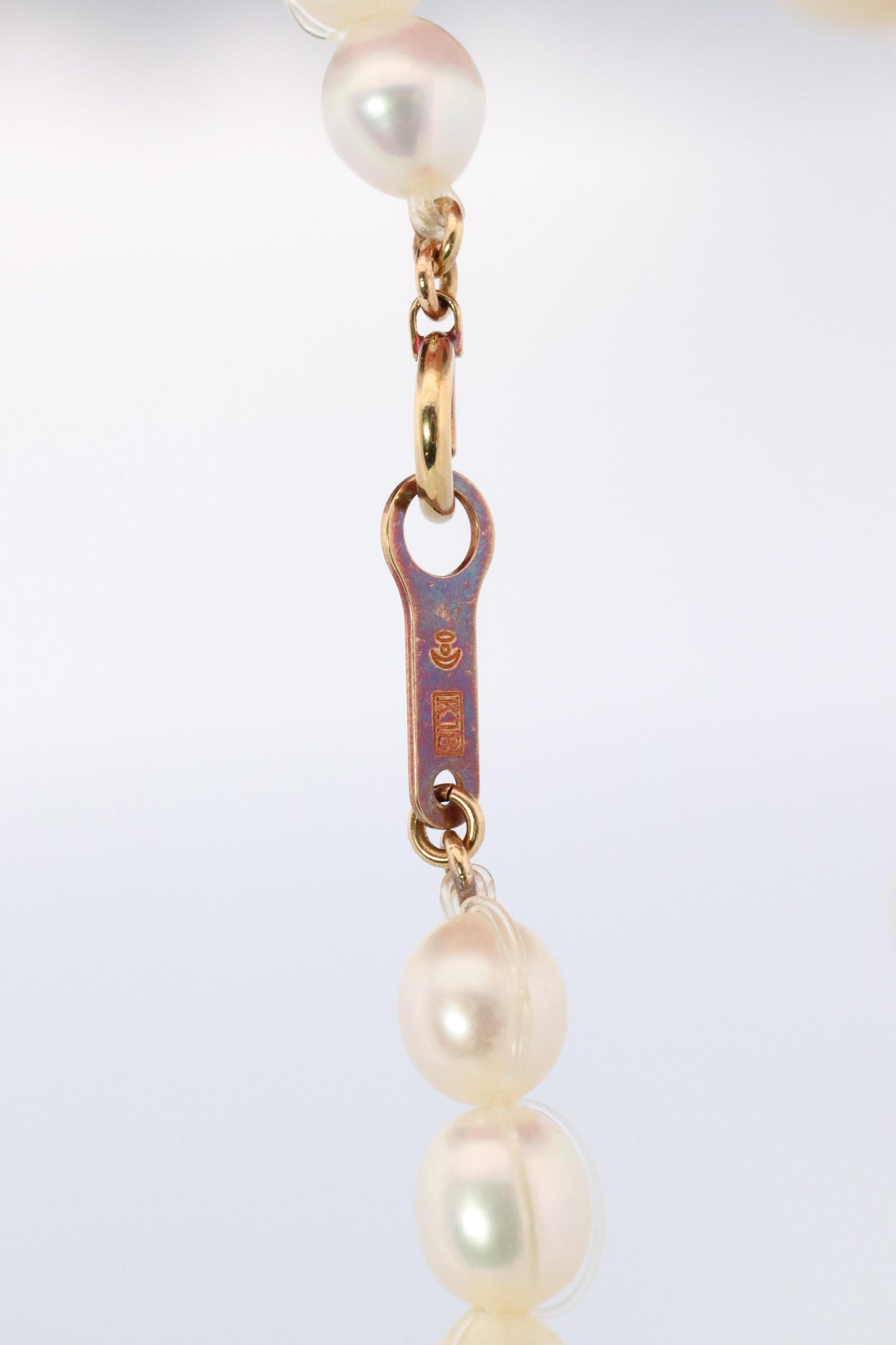 Tasaki Necklace. 18k Tasaki Invisible Pearl Multi Strand Necklace