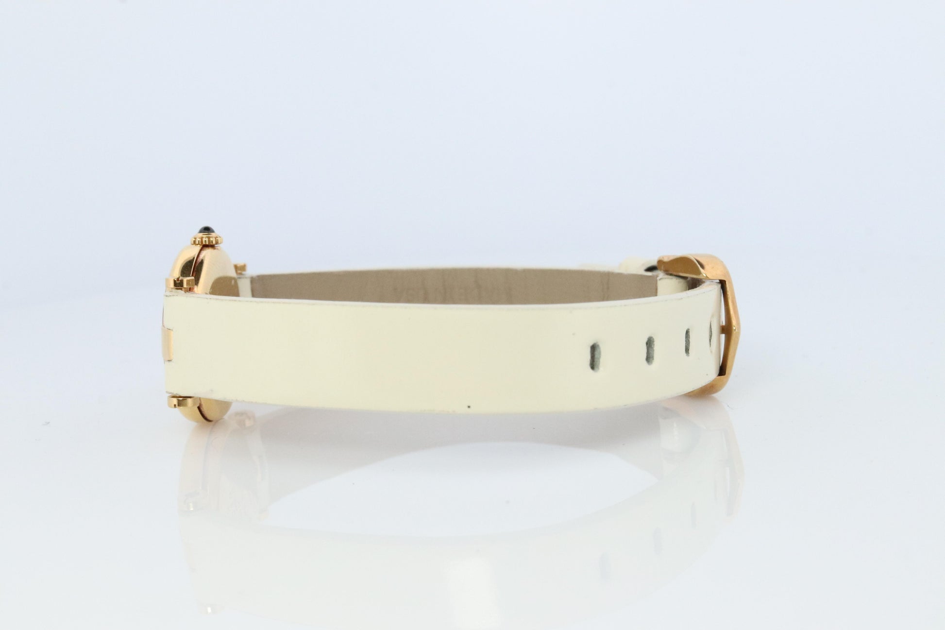 Genuine 18k Cartier Watch. 18k Gold Cartier Vendome 2163 Watch. CARTIER Mini