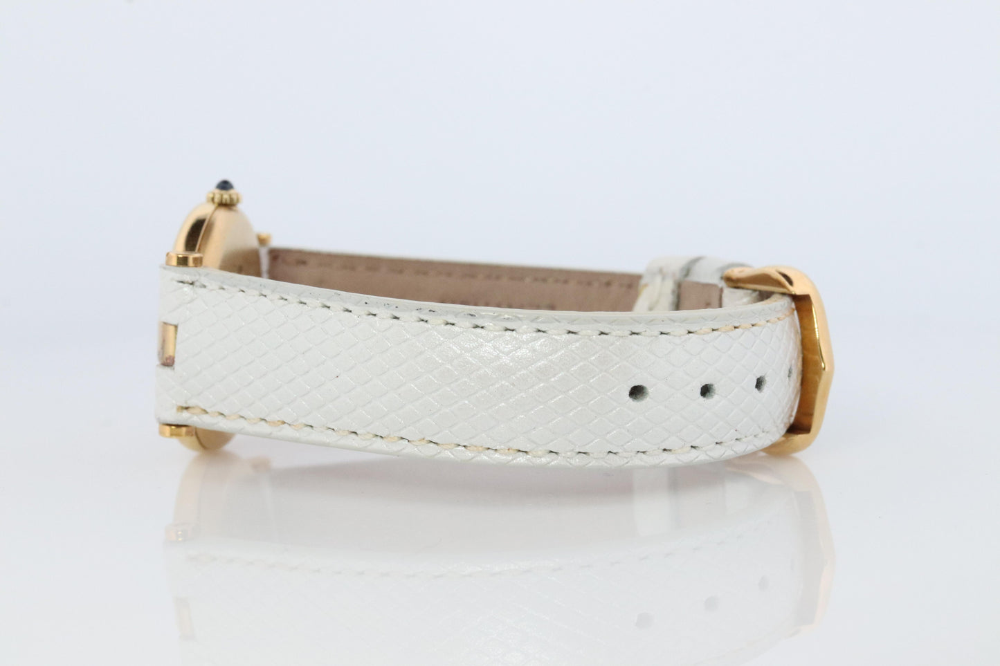 Cartier Watch. Must de Cartier Vendome Round Argent Vermeil 24mm Dial.