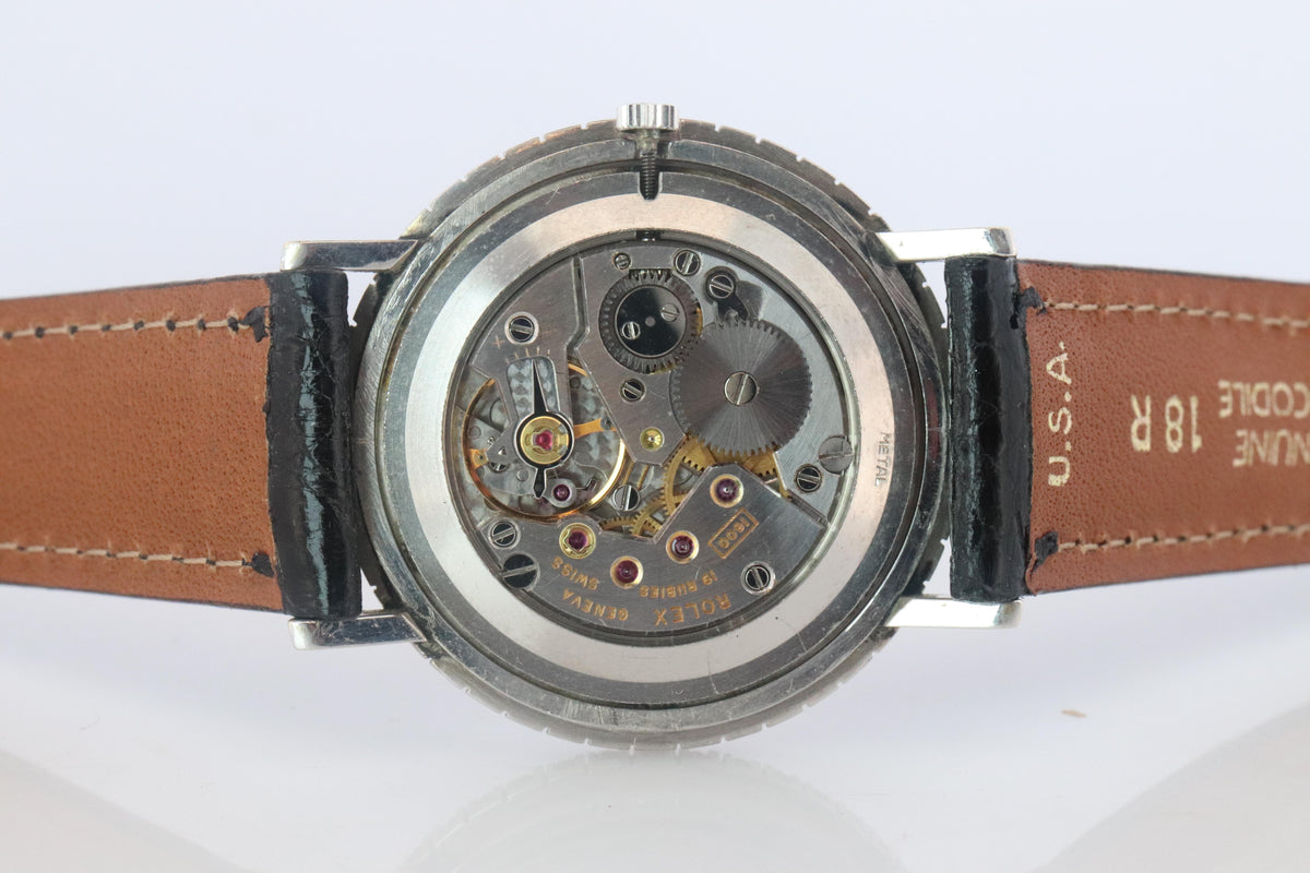 Genuine 18k Rolex Watch. 18k YG Rolex CELLINI 3833.