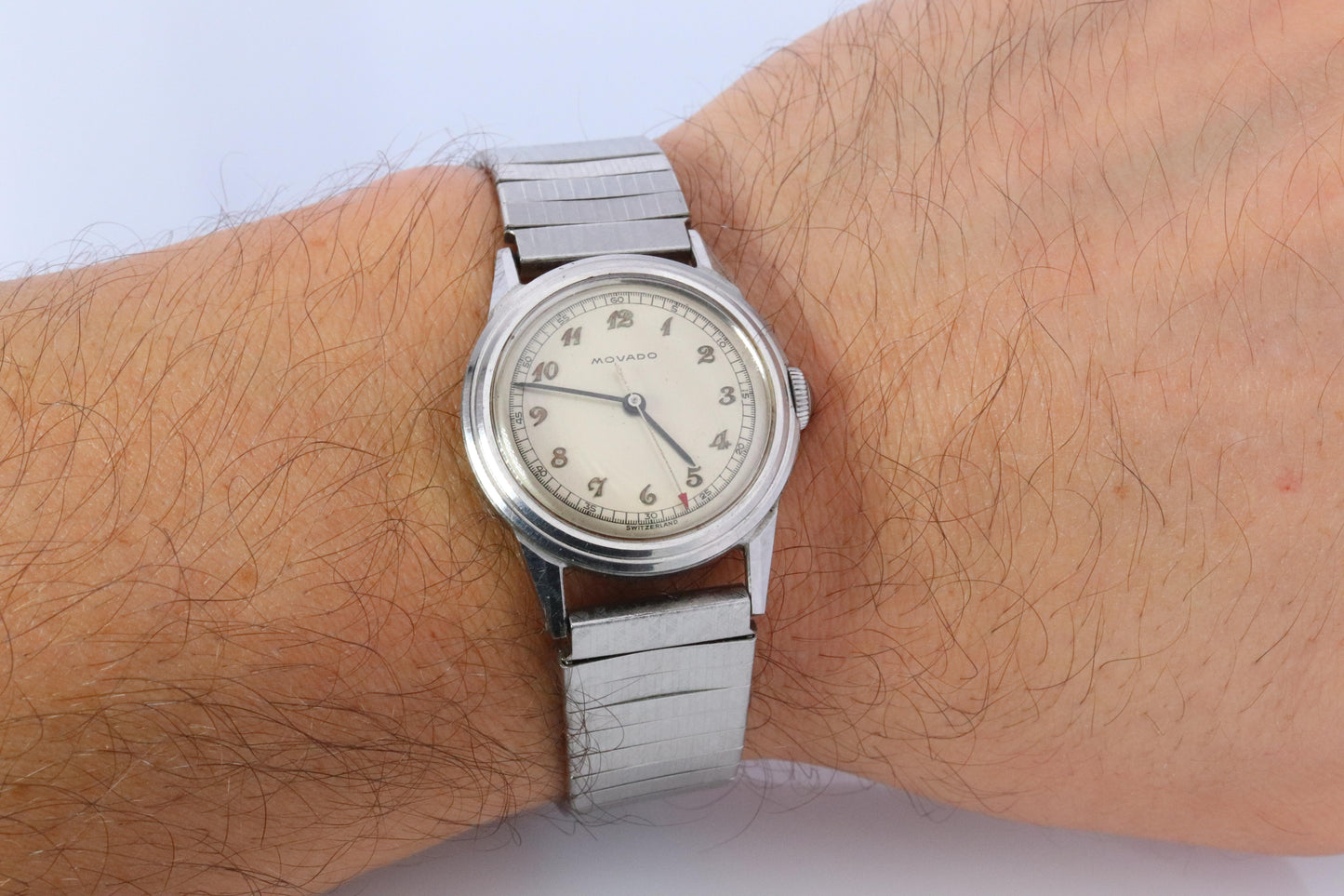 Vintage 1950s Movado Watch. Movado Mechanical Windup Movement