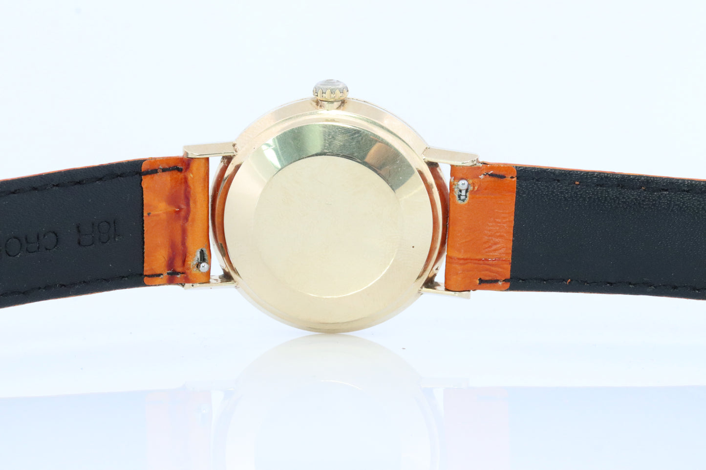 OMEGA Seamaster De Ville. 14k Yellow Gold Omega Automatic SEAMASTER DEVILLE. Mens Gold Watch. Date. (st368)