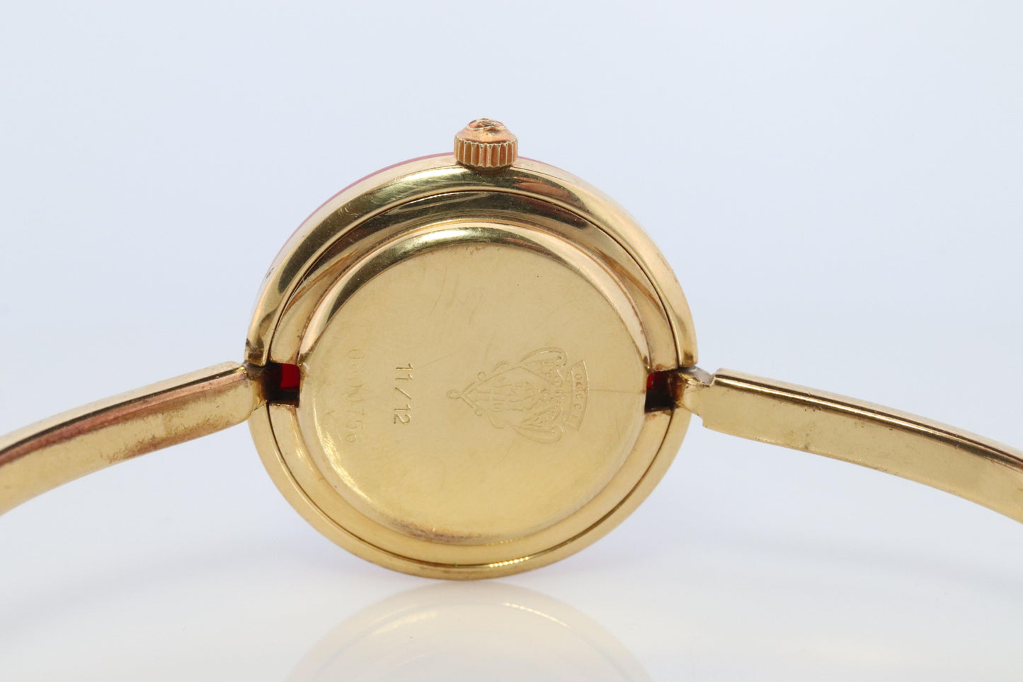 Vintage GUCCI Quartz 11/12 Watch. Gucci Ladies Bangle Interchange Bezel watch