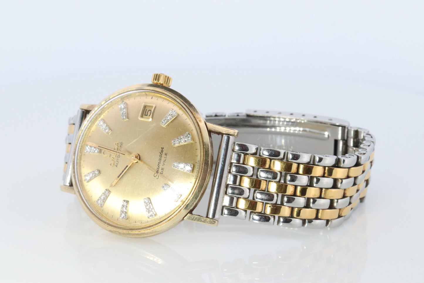OMEGA Seamaster Diamond DeVille 14k Gold Omega Automatic SEAMASTER DEVILLE