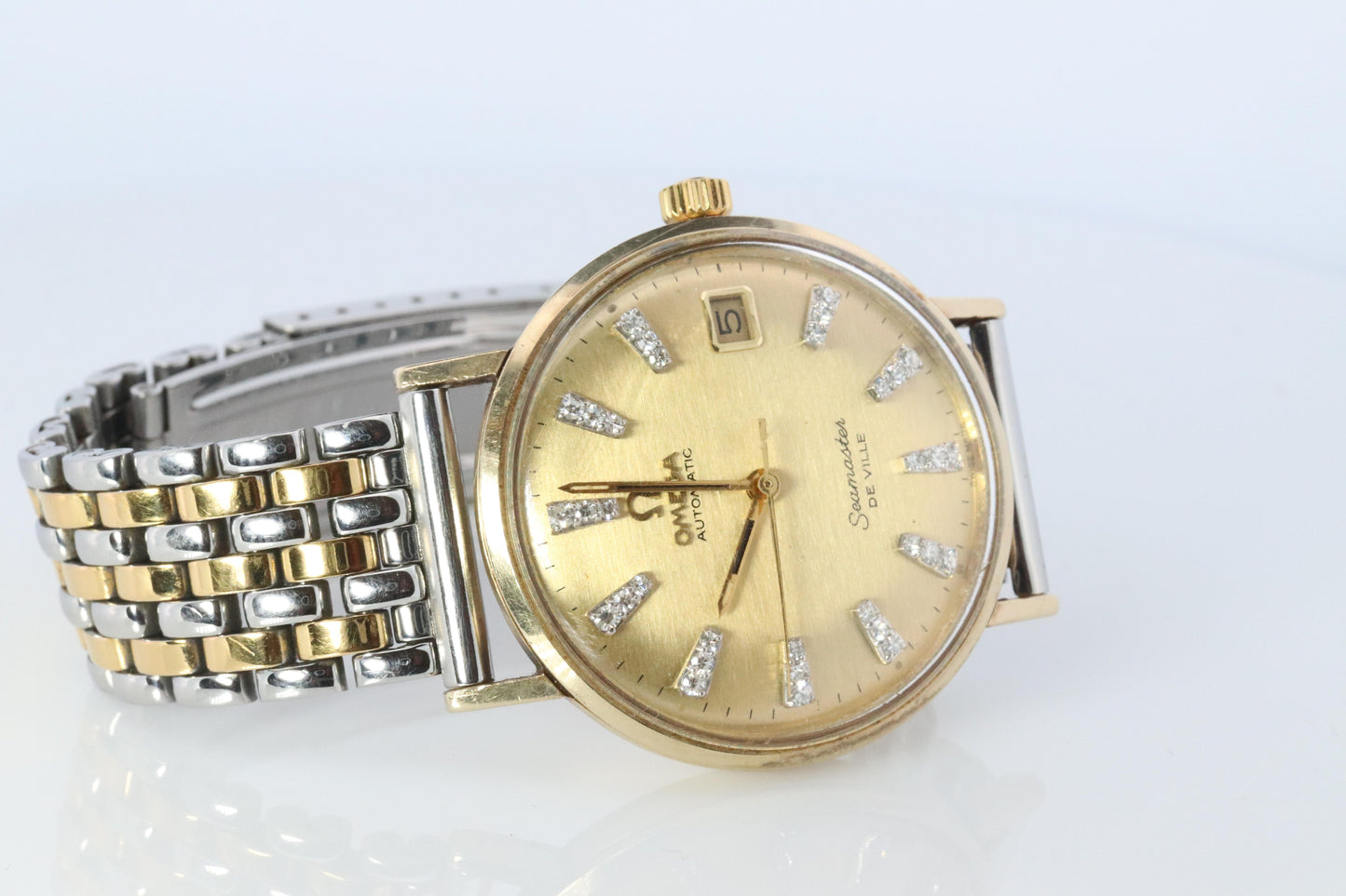 OMEGA Seamaster Diamond DeVille 14k Gold Omega Automatic SEAMASTER DEVILLE