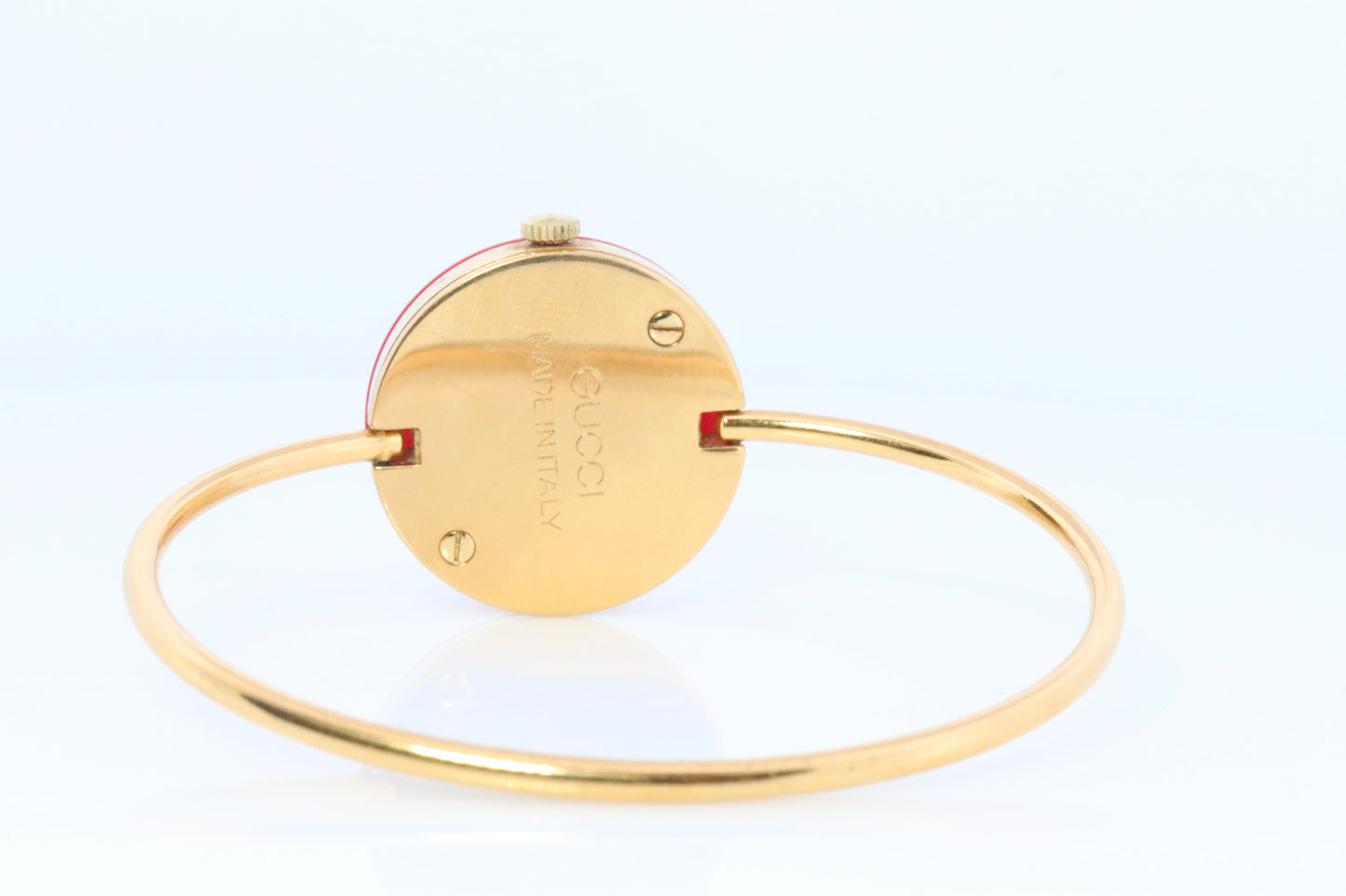 Vintage GUCCI Quartz Watch. RARE Made in Italy Gucci Ladies Bangle Bezel watch