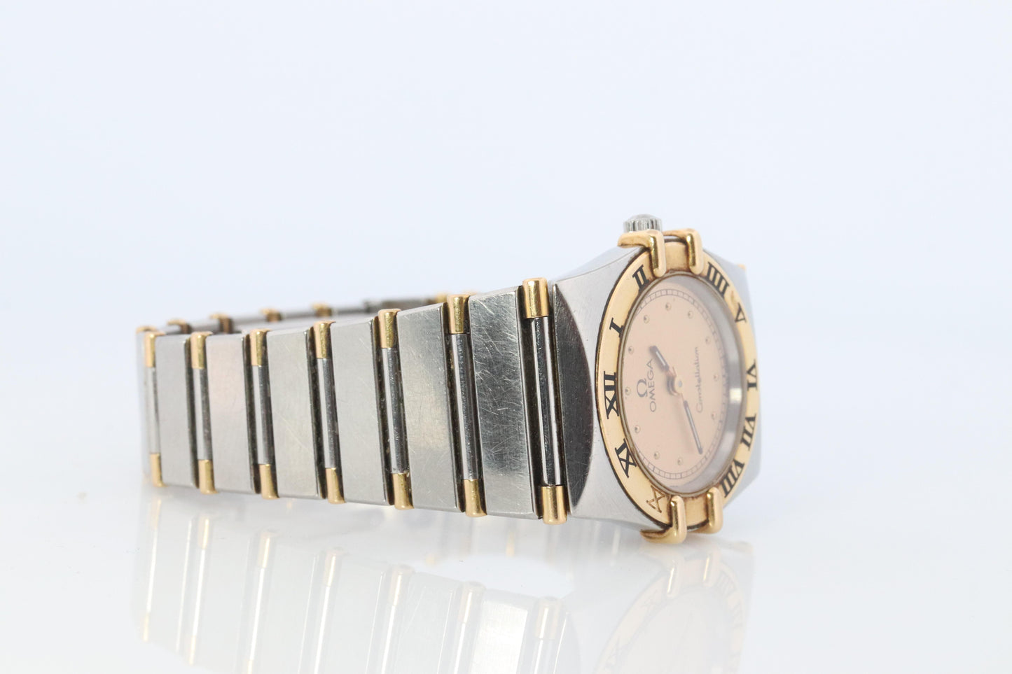 Omega Watch. Ladies Omega 796.1080 Constellation 18k YG and SS.