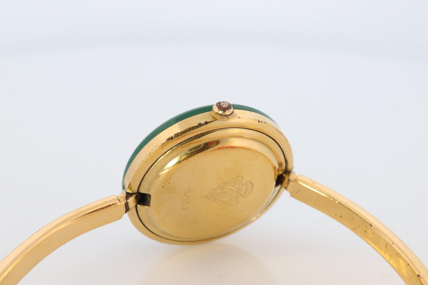 Vintage GUCCI Quartz 11/12.2 Watch. Gucci Ladies Bangle Interchange Bezel watch