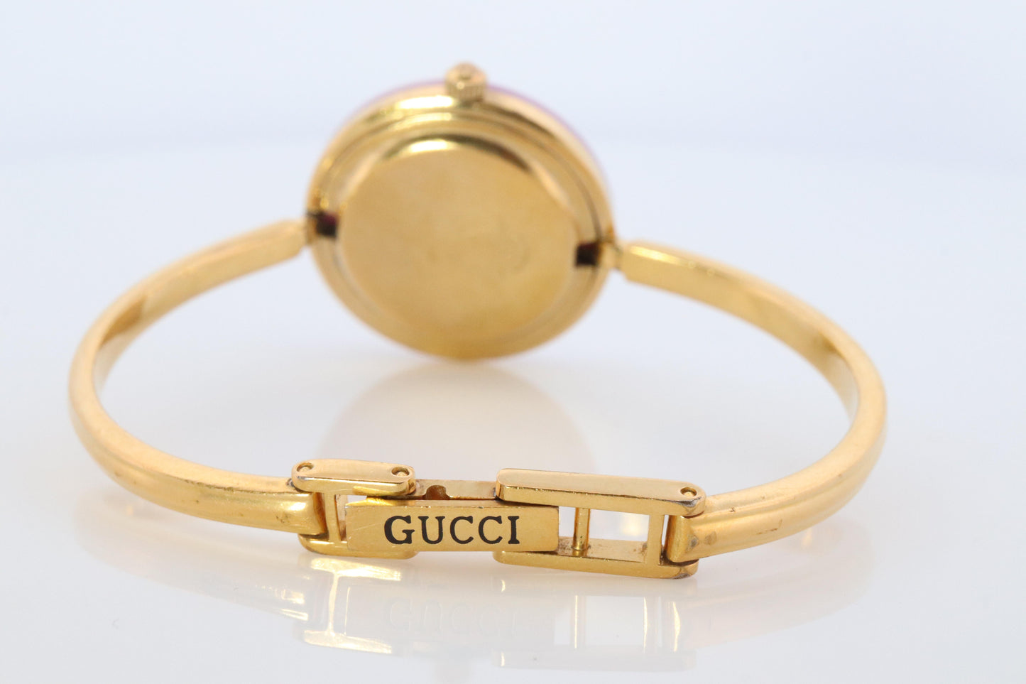 Vintage GUCCI Quartz 11/12.2 Watch. Gucci Ladies Bangle Interchange Bezel watch