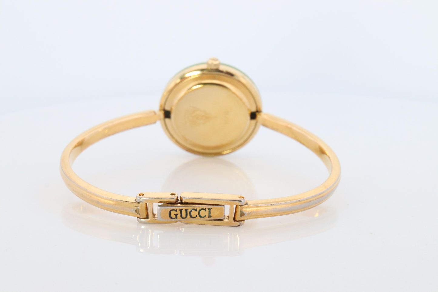 Vintage GUCCI Quartz 11/12 Watch. Gucci Ladies Bangle Interchange Bezel watch