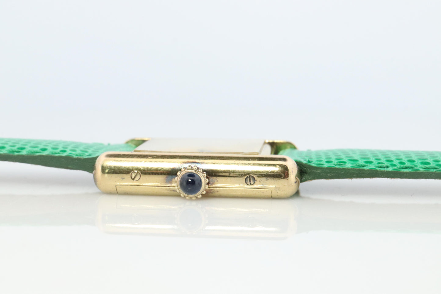 Must de Cartier Tank Manual Watch. Vermeil ARGENT 925 Small Windup Tank