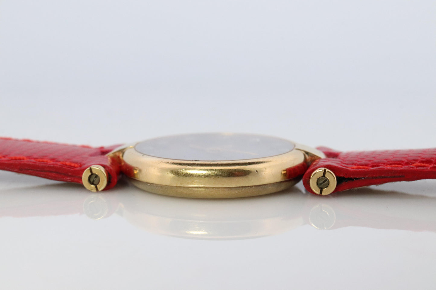 Cartier Vendome DIAMOND Watch. Must de Cartier Round ARGENT 925 Vermeil Quartz