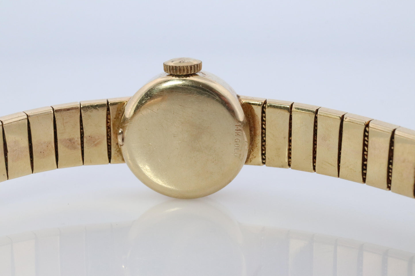 14k CARTIER x MOVADO mechanical watch. 14k YG Genuine Cartier Ladies Watch.