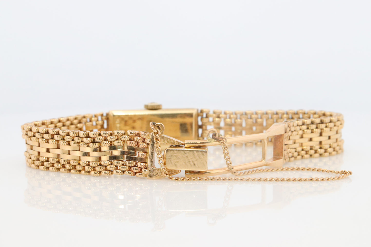 14k Baume and Mercier GENEVE Mechanical watch. 14k Panther bracelet/band.