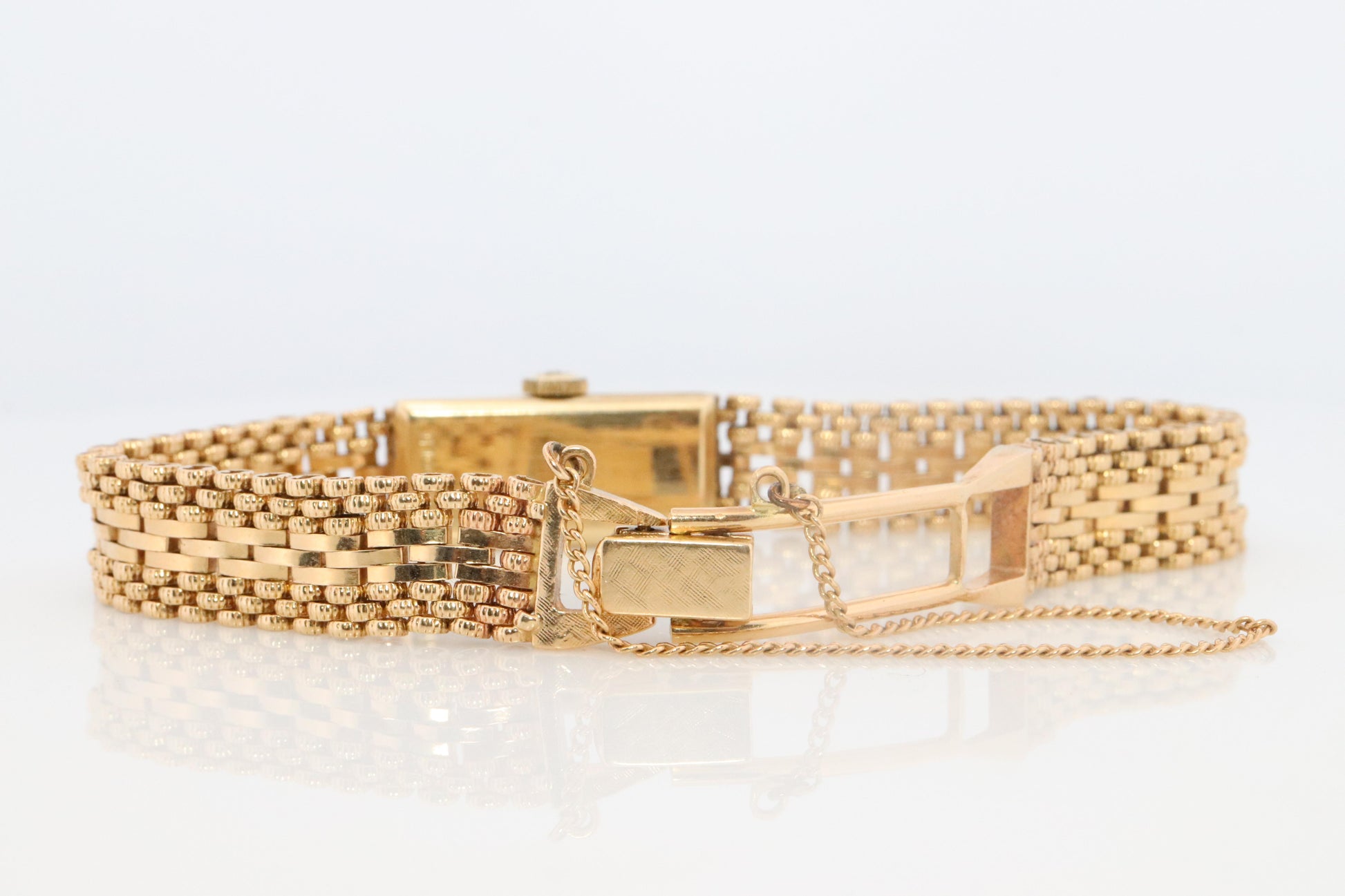 14k Baume and Mercier GENEVE Mechanical watch. 14k Panther bracelet/band.