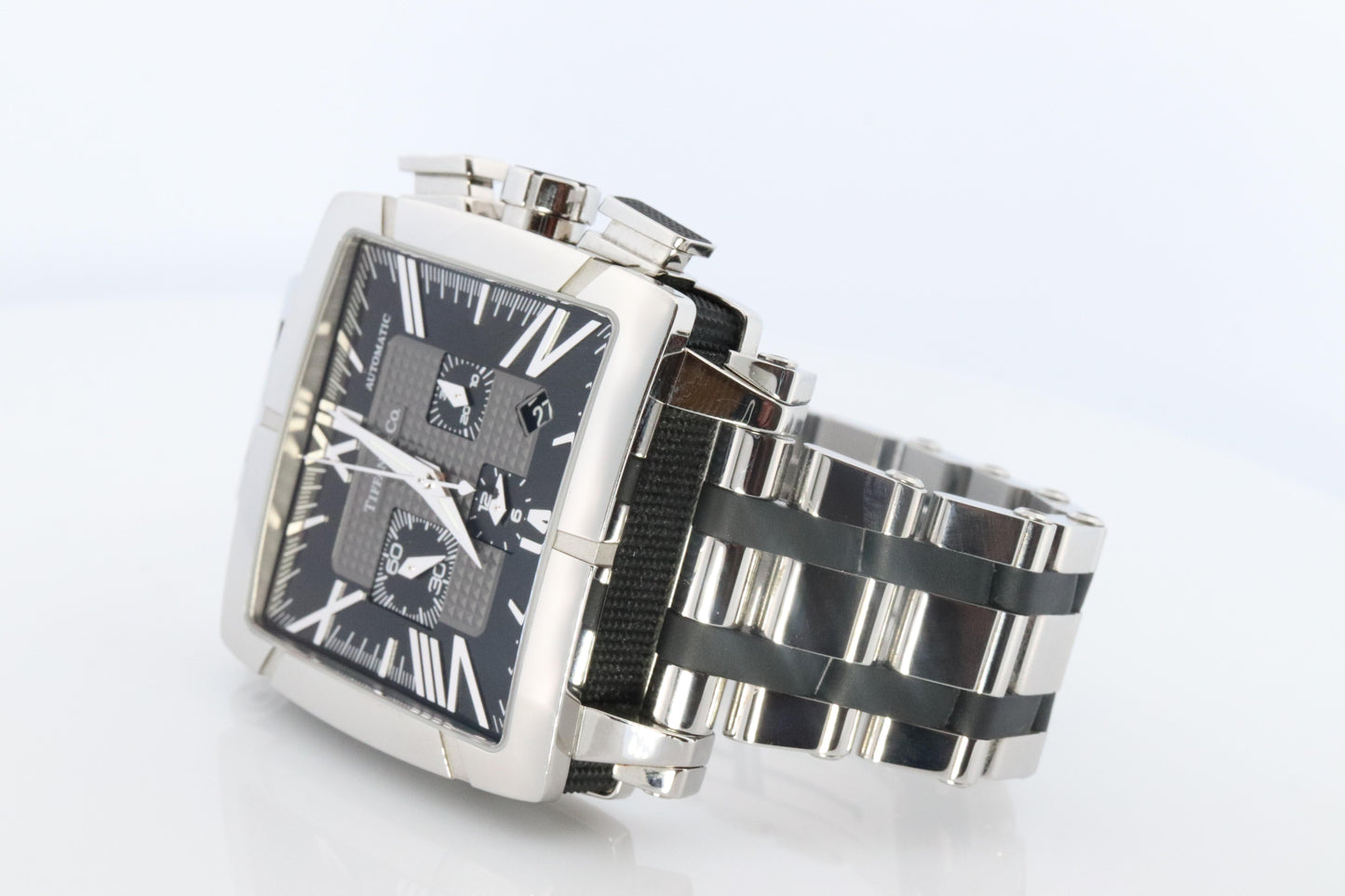 Tiffany and Co Watch. Automatic Tiffany Atlas T0803 Chronograph Mens Watch.