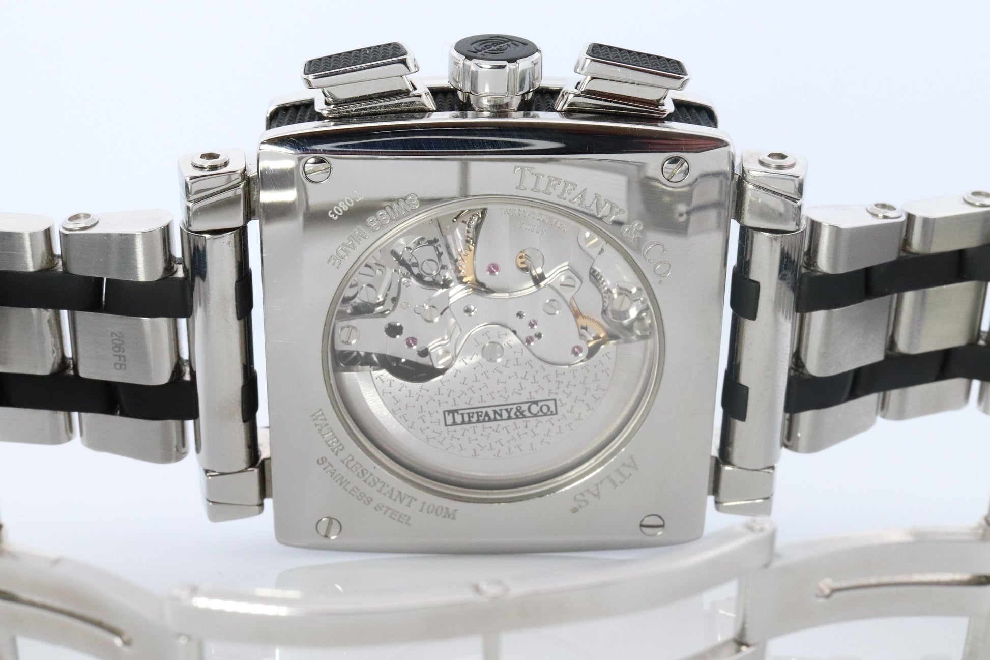 Tiffany and Co Watch. Automatic Tiffany Atlas T0803 Chronograph Mens Watch.