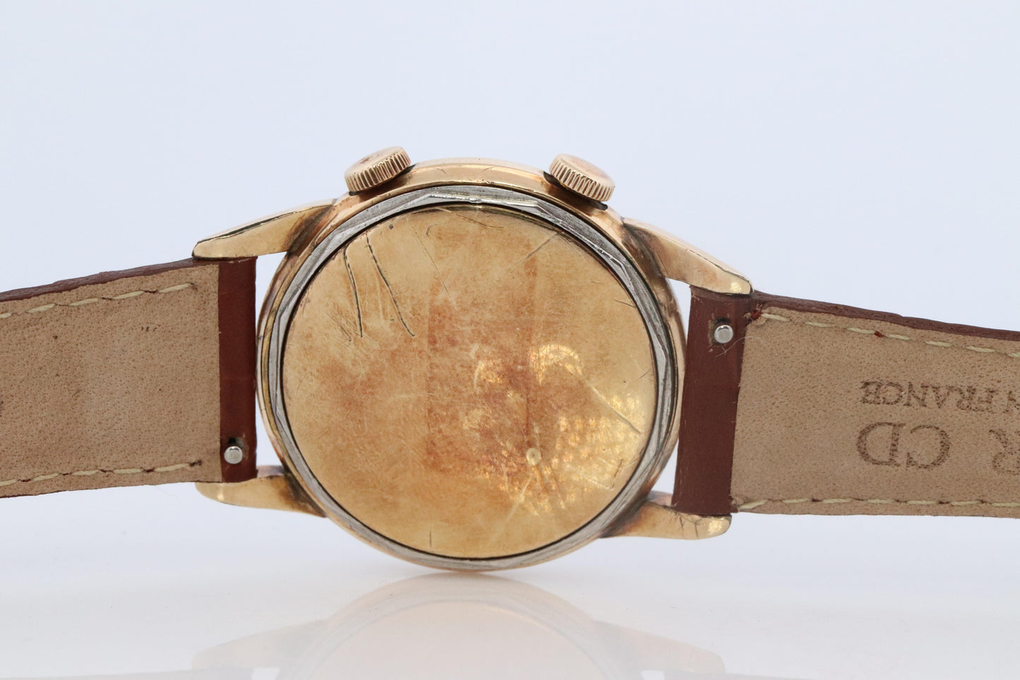 Jaeger Le Coultre Alarm Watch. 10k Gold Filled Mens JLC Memovox Vintage Watch.