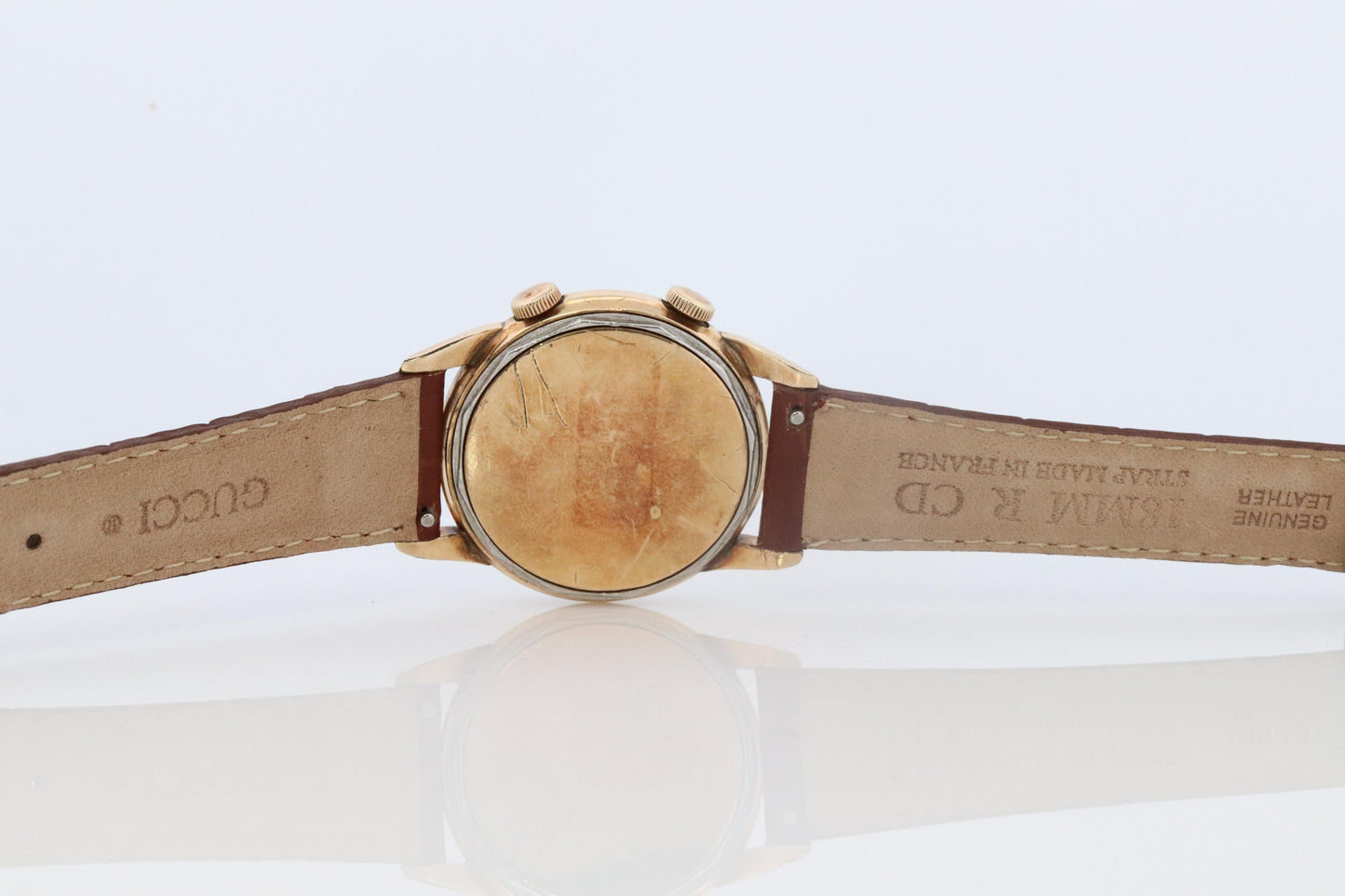 Jaeger Le Coultre Alarm Watch. 10k Gold Filled Mens JLC Memovox Vintage Watch.