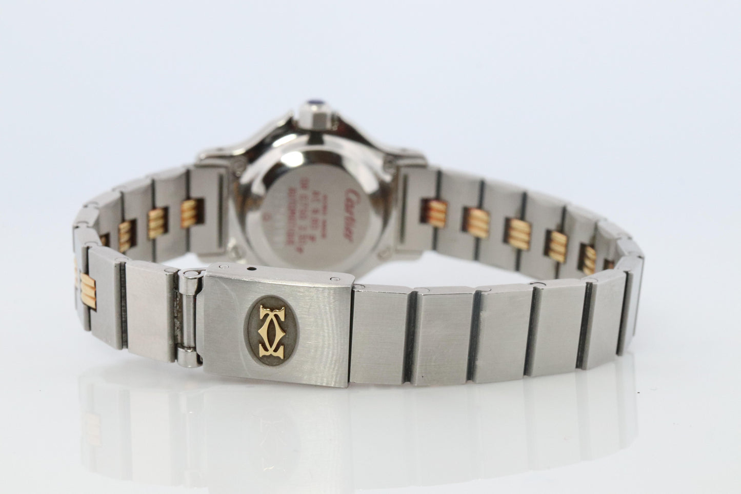 Vintage Cartier Santos Automatic 25mm Watch Santos de Cartier Octo SM 18k and SS