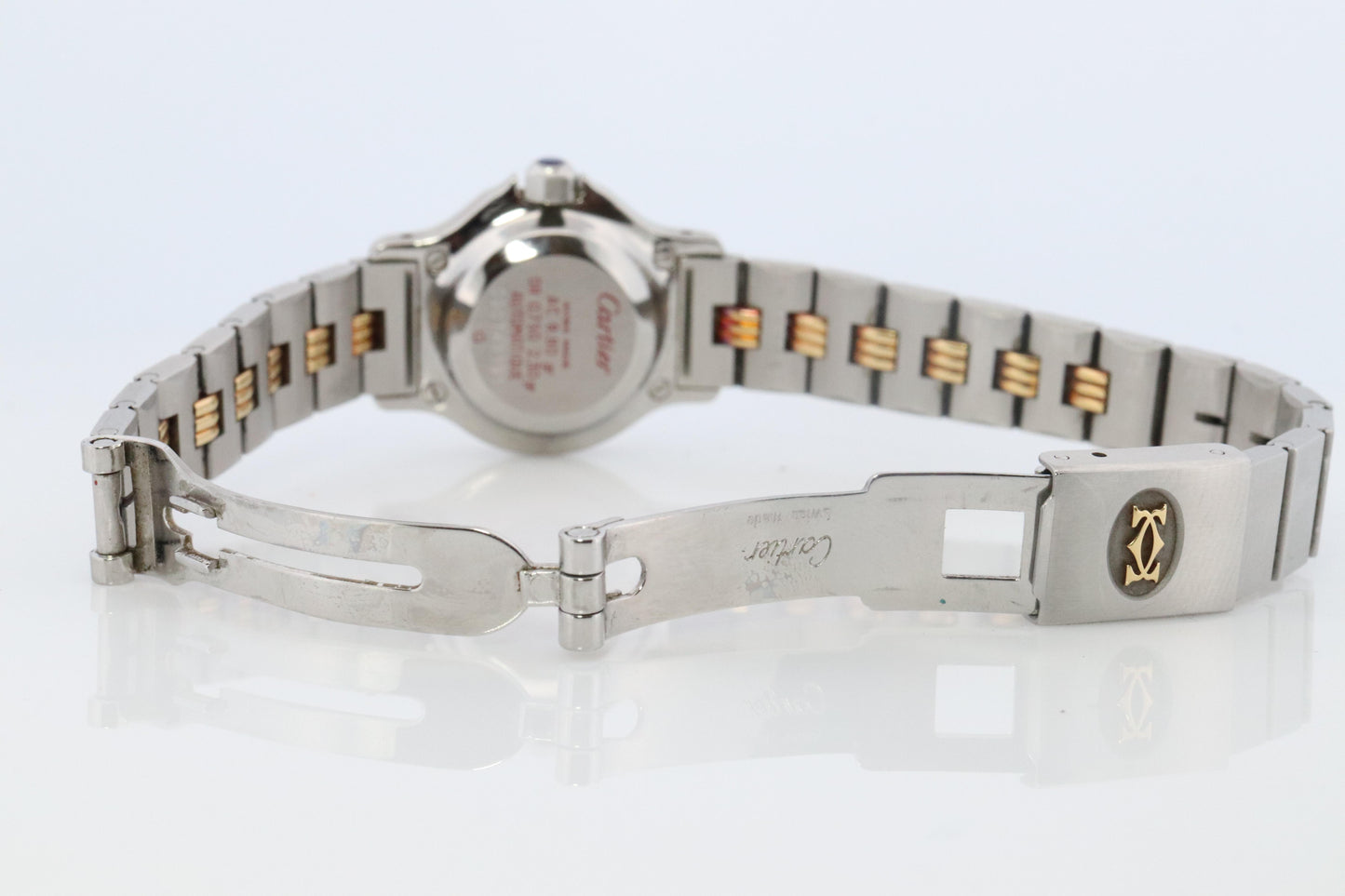 Vintage Cartier Santos Automatic 25mm Watch Santos de Cartier Octo SM 18k and SS