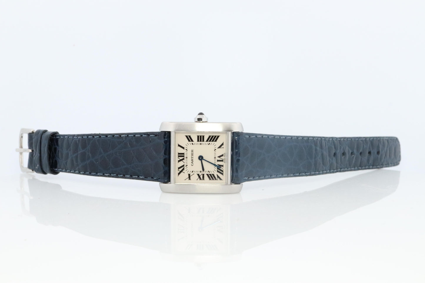 Vintage Cartier Tank Francaise Watch. Cartier 2301 Stainless Steel Quartz Watch