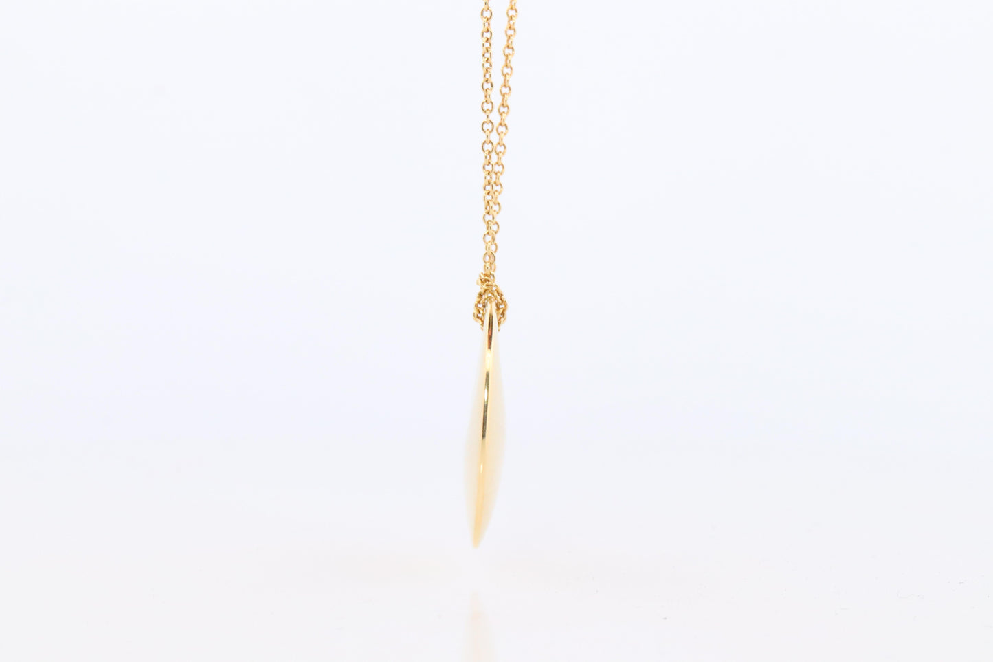 Tiffany & Co. Large Disk Pendant Necklace. 18k Elsa Peretti Tiffany 24mm Round