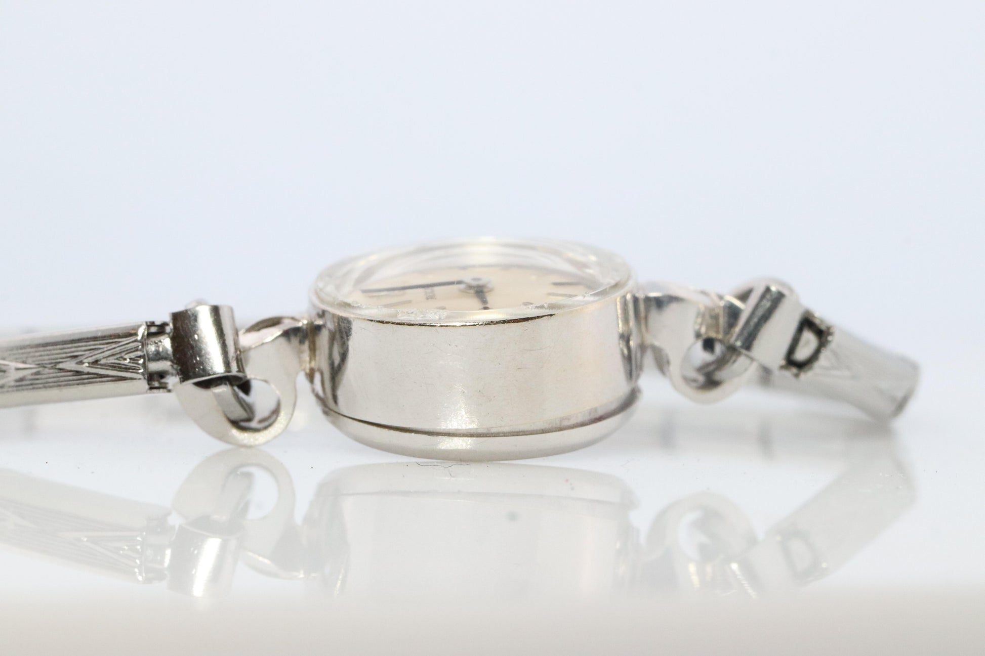 Genuine 14k Rolex Watch. 14k WG Ladies 9823 Dainty 1950s Ladies Rolex