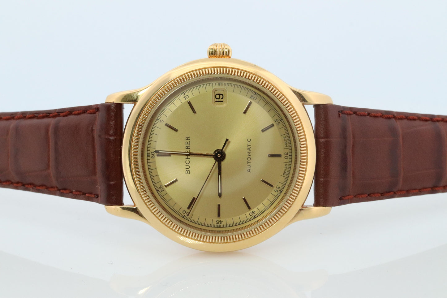 Bucherer Mens Watch. Bucherer 2892.503 Automatic Wristwatch