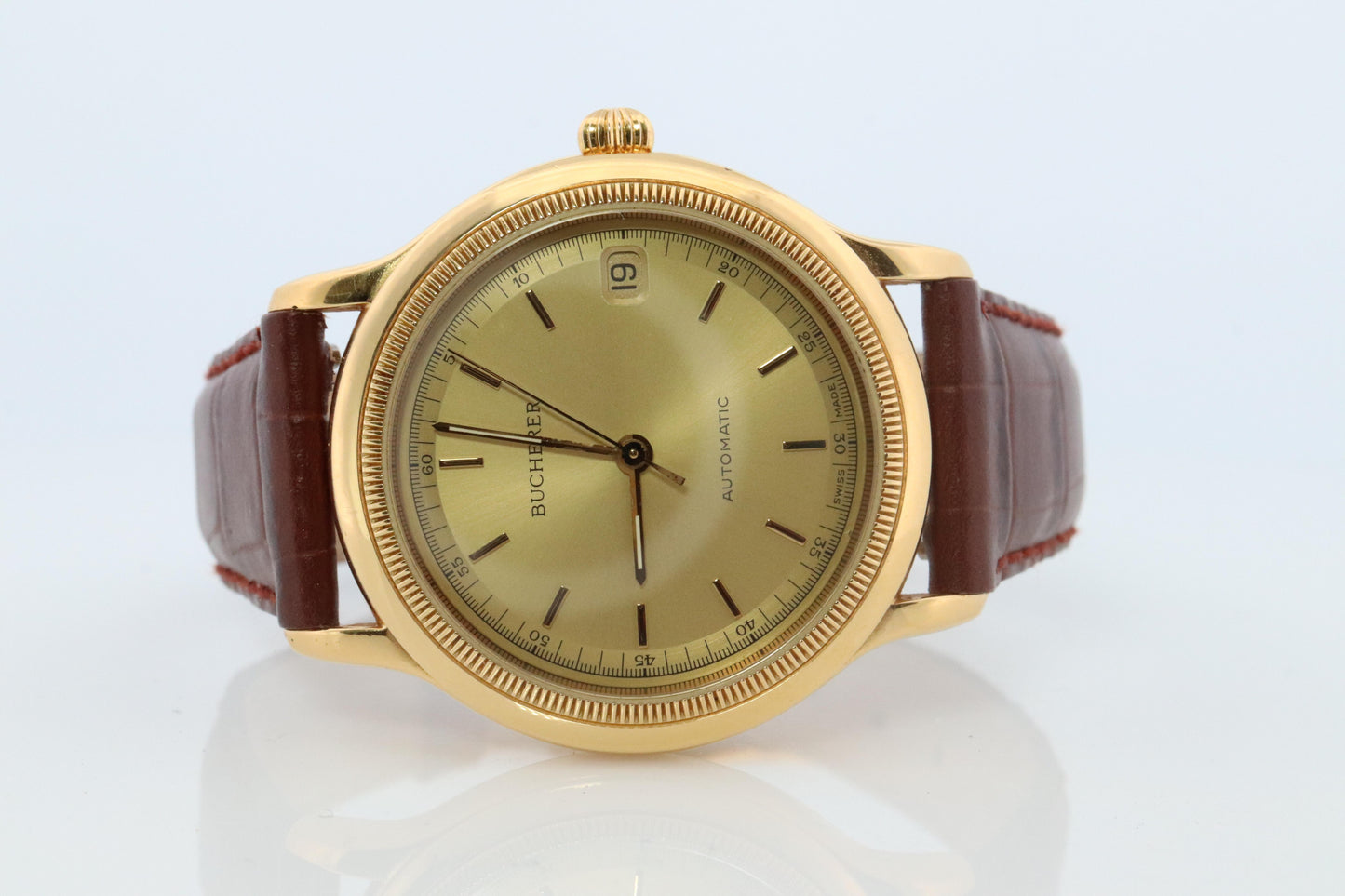 Bucherer Mens Watch. Bucherer 2892.503 Automatic Wristwatch