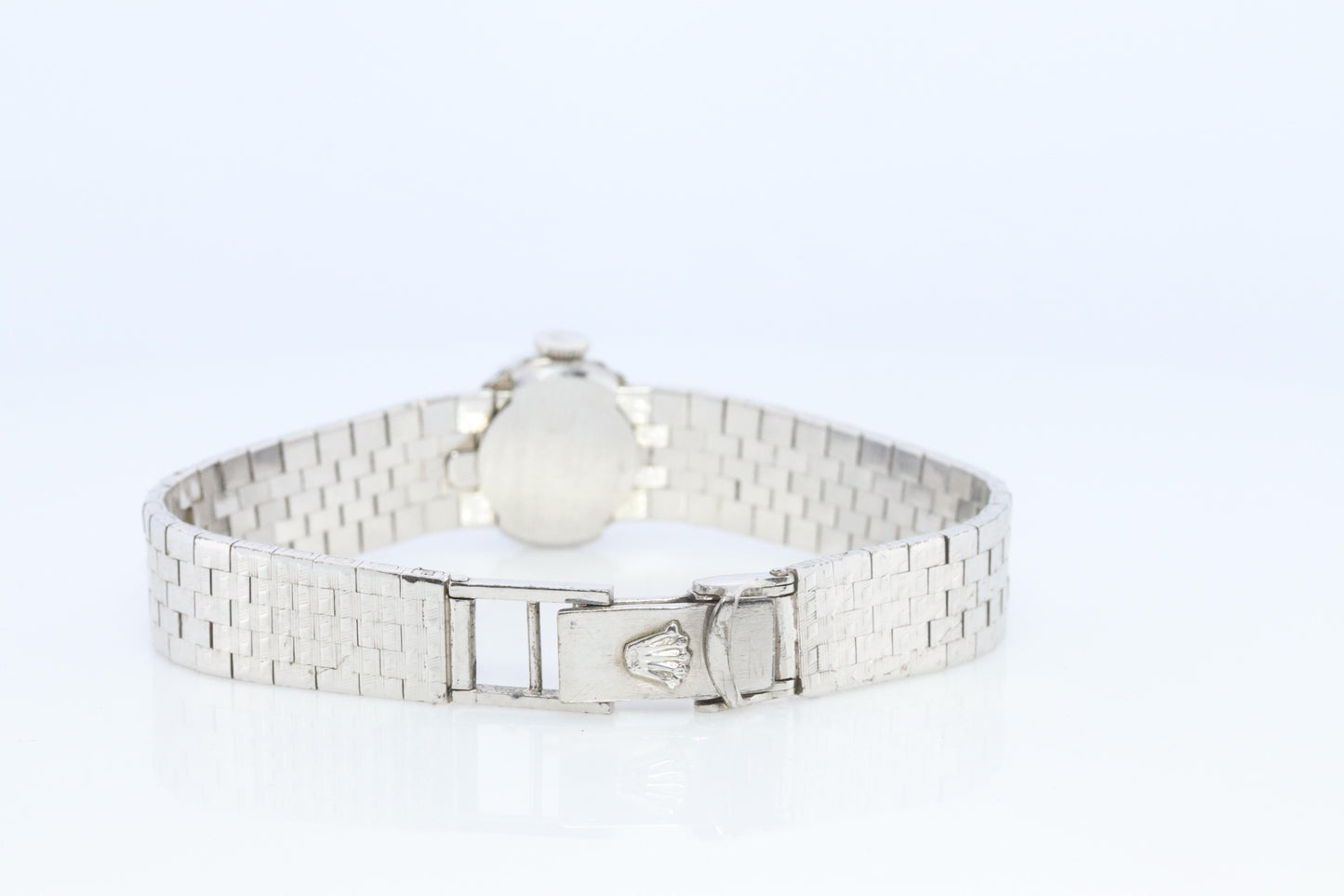 Genuine 18k Rolex Orchid Watch. 18k WG Ladies 2027 Dainty 1960s Ladies Rolex