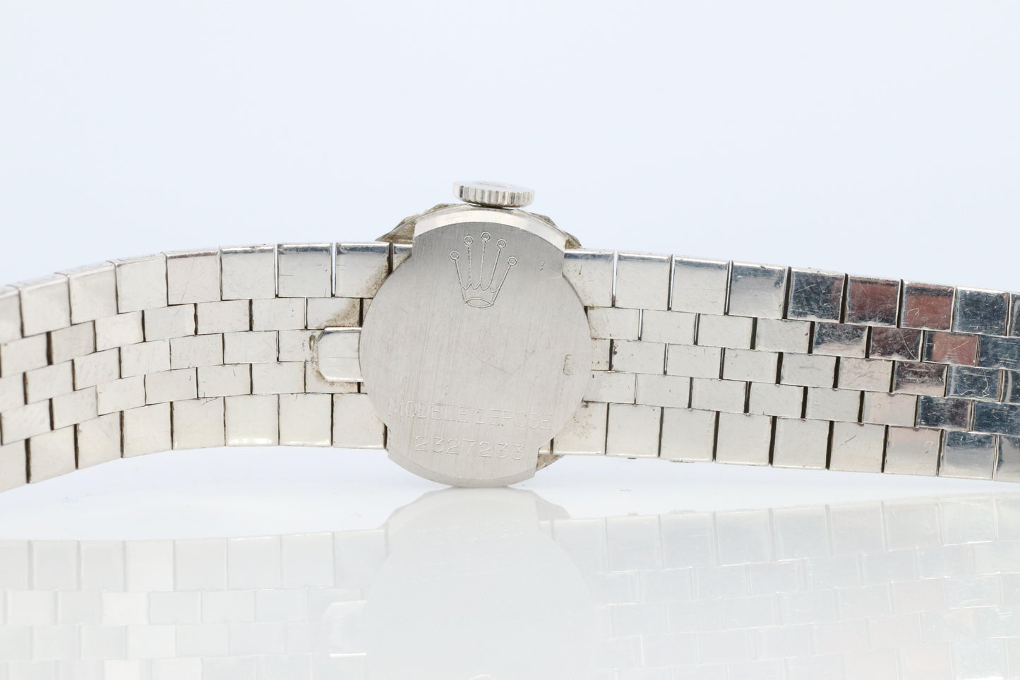 Genuine 18k Rolex Orchid Watch. 18k WG Ladies 2027 Dainty 1960s Ladies Rolex