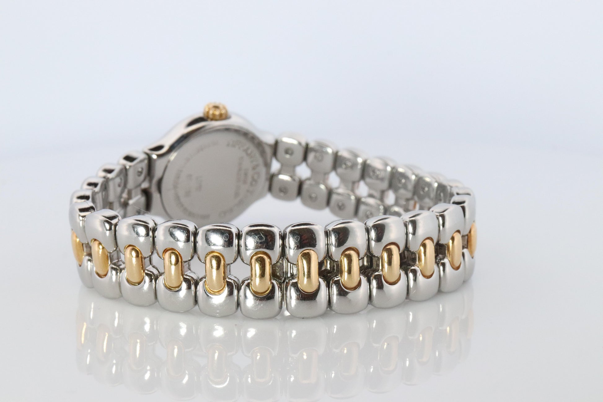 Tiffany and Co Watch. 18k Tiffany Tesoro Stainless Steel Ladies 25mm Wristwatch