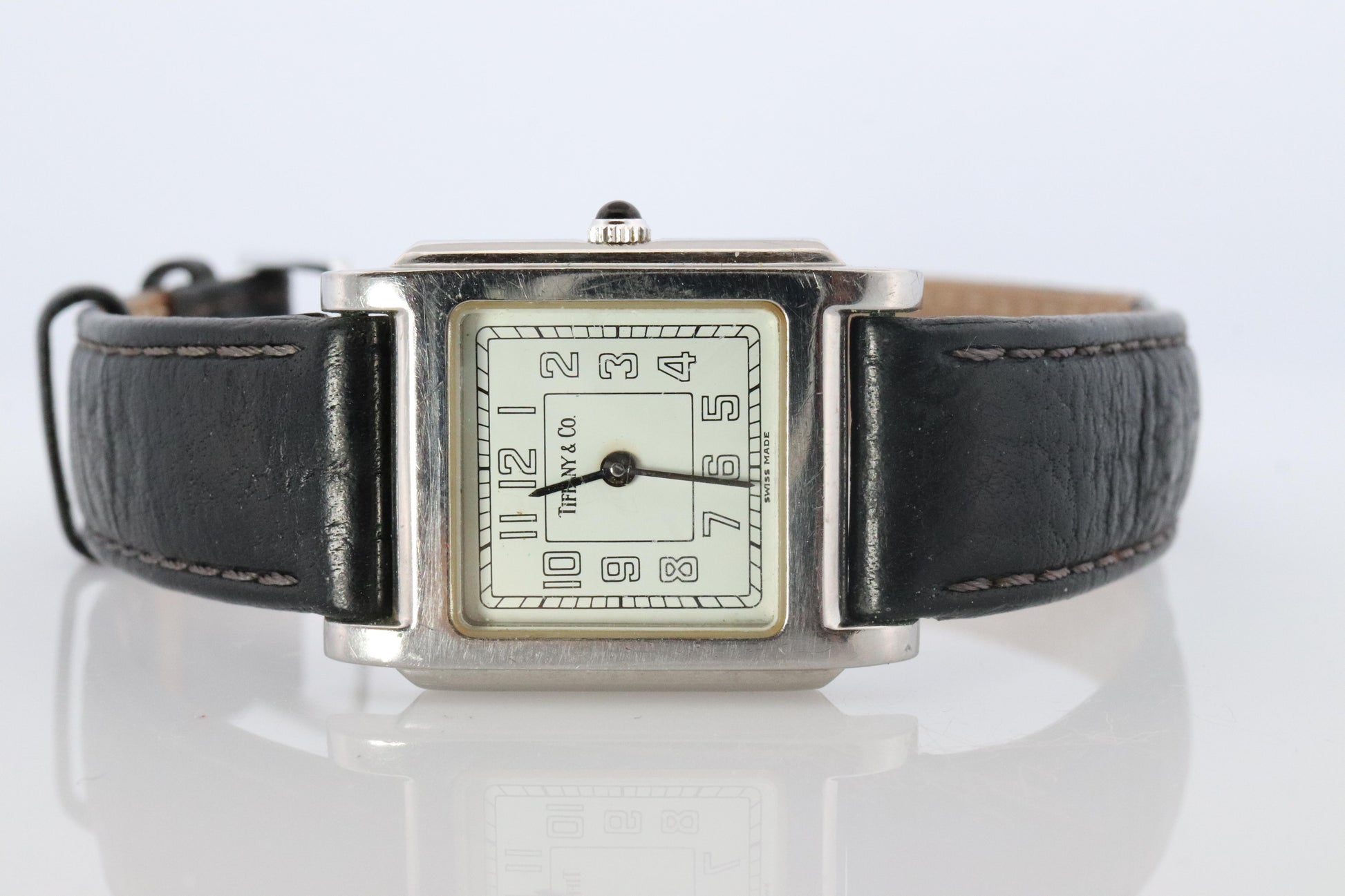 Tiffany and Co Watch. Tiffany Tank Quartz Watch. T&CO Square Portfolio.