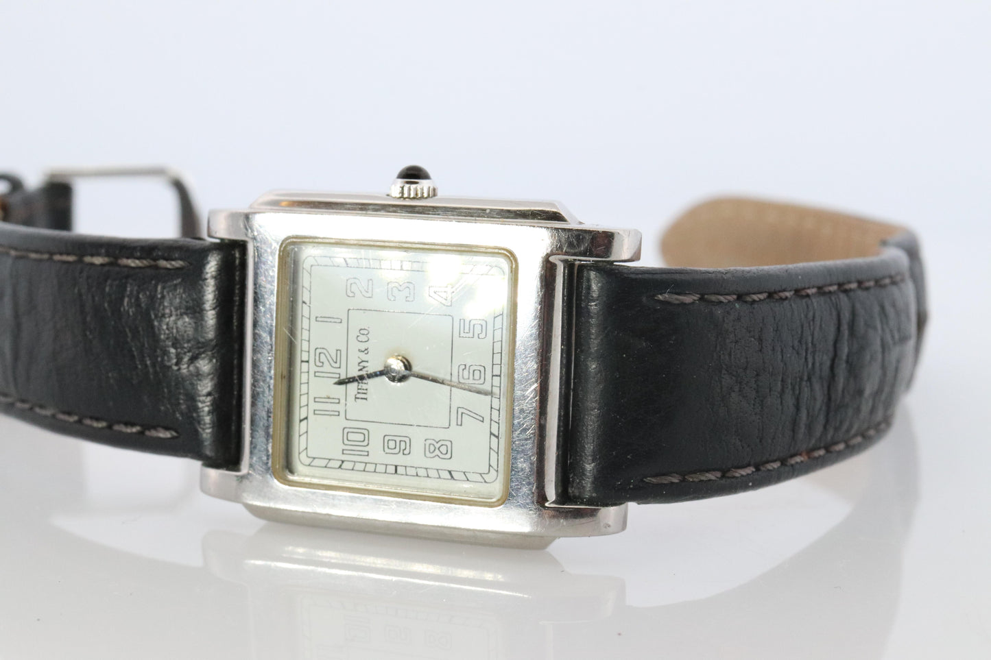 Tiffany and Co Watch. Tiffany Tank Quartz Watch. T&CO Square Portfolio.