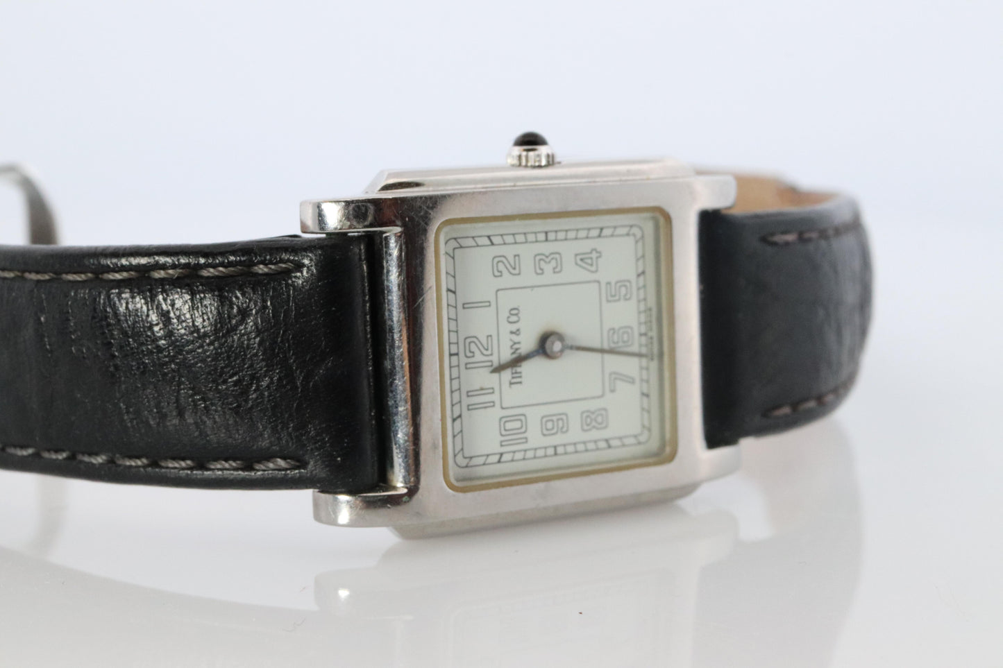 Tiffany and Co Watch. Tiffany Tank Quartz Watch. T&CO Square Portfolio.