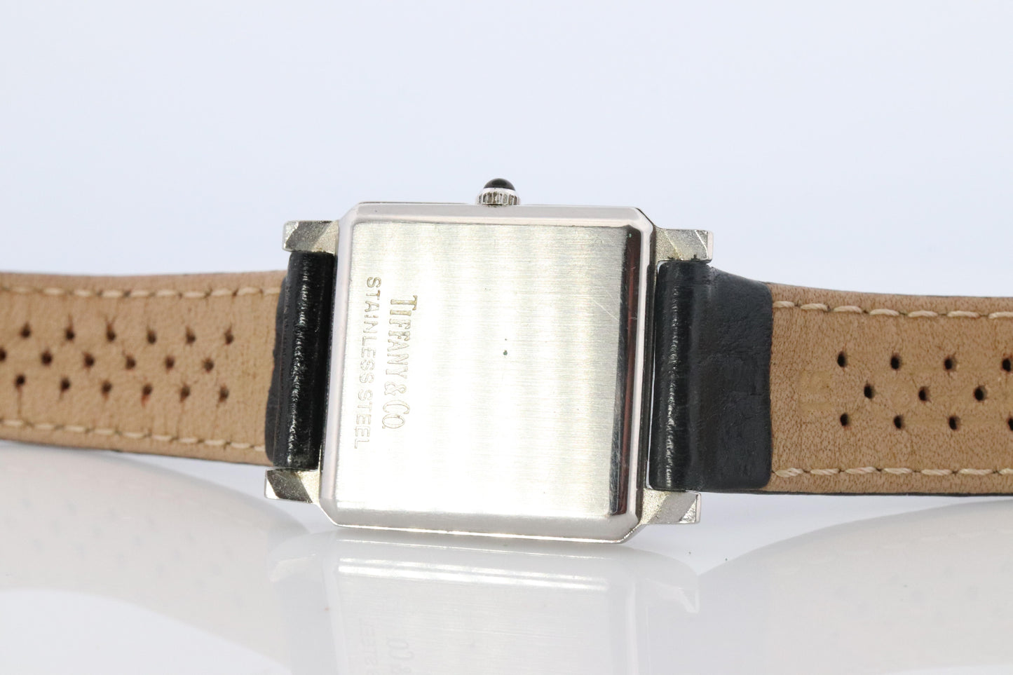 Tiffany and Co Watch. Tiffany Tank Quartz Watch. T&CO Square Portfolio.